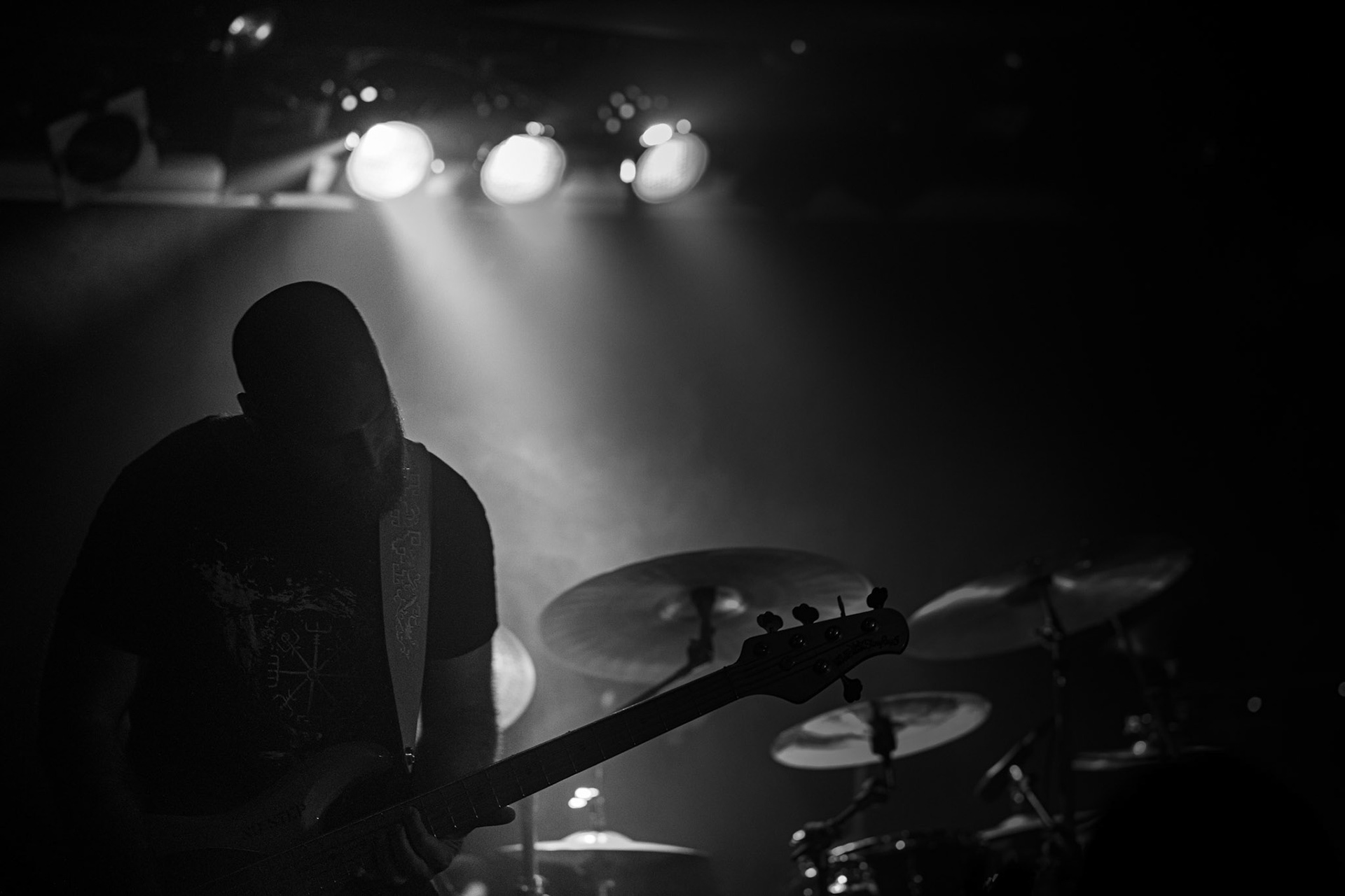 Koncert 4dots - 20.12.2019 Warszawa Klub Pogłos, n/z K. Stankiewicz bass, Post something, Post something else, fot. Andrzej Wasilkiewicz/REPORTER