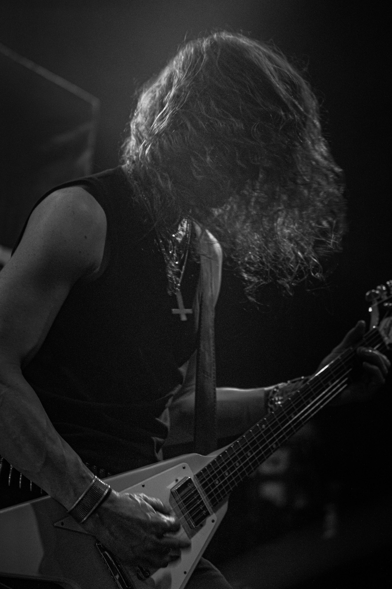 15.12.2019 koncert szwajcarów z Hellhammer: Triumph of Death, Merry Christless 2019, Warszawa Klub Progresja,
zespół Thomasa Gabriela Fishera, black metal, death metal, 
n/z Thomas Gabriel Fisher wokal gitara,
n/z Mia Wallace gitara basowa,
n/z Michael Zech gitara, wokal,
n/z Alessandro Commerio perkusja,
n/z Adam Nergal Darski wokal,
New Aeon Musick, Knock Out Productions
fot. Andrzej Wasilkiewicz/REPORTER