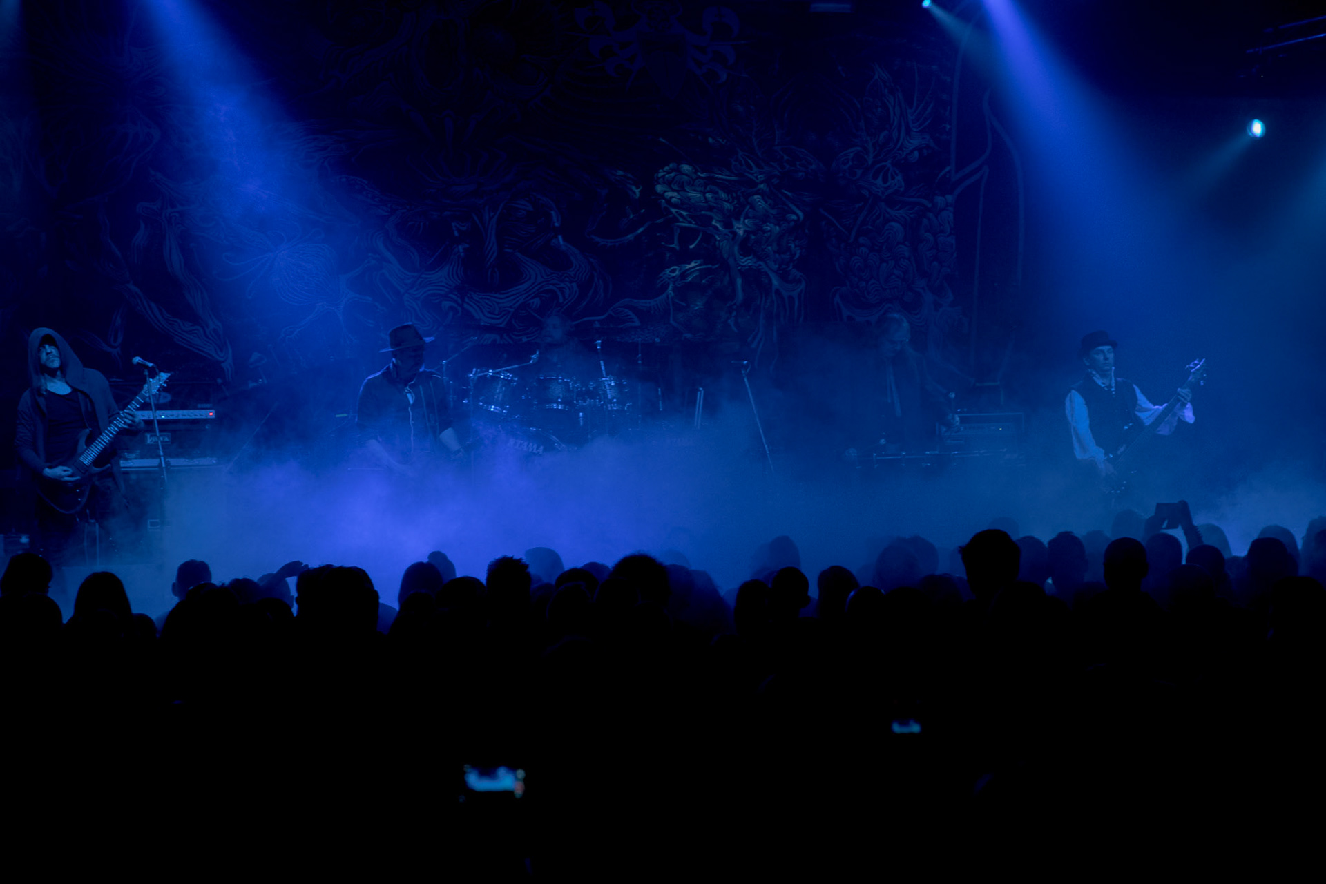 15.12.2017r.  koncert Merry Christless - Master's Hammer, František Štorm - wokal  gitara, Tomáš "Necrocock" Kohout - gitara, Tomáš "Monster" Vendl  gitara basowa,
Honza "Silenthell" Přibyl perkusja,
Vlasta Voral instrumenty klawiszowe,
Warszawa Progresja,  fot. Andrzej Wasilkiewicz/Reporter