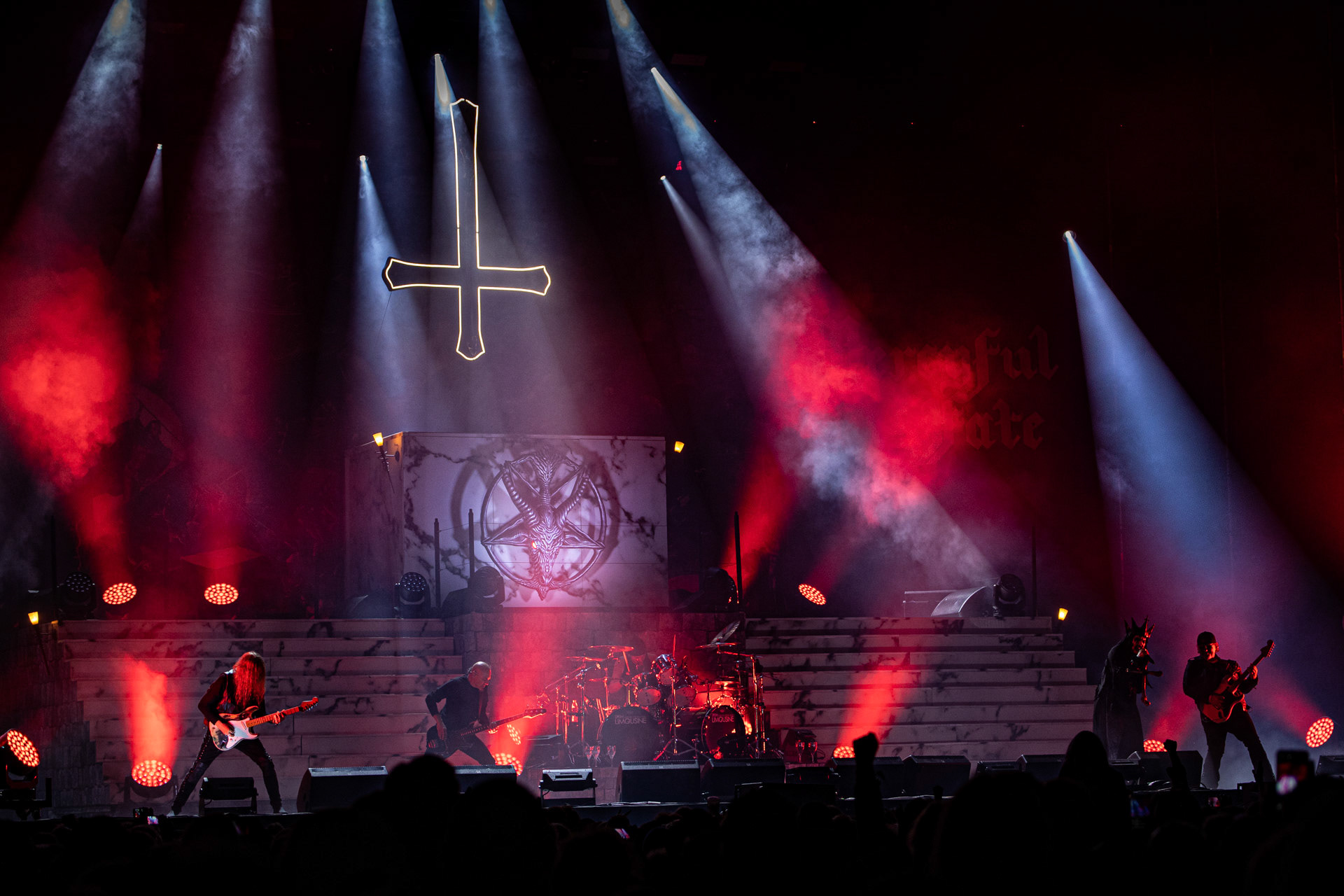 4.06.2022 Mercyful Fate Mystic Festival 2022 Gdansk. King Diamond, Kim Bendix Petersen,Mystic Coalition.fot. Andrzej Wasilkiewicz/Reporter