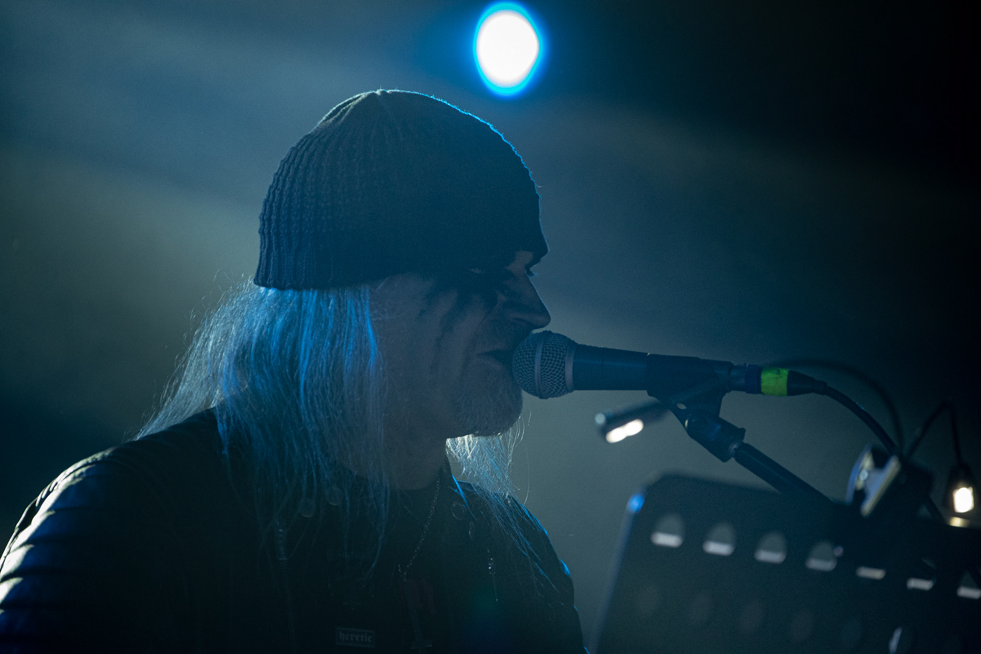 15.12.2019 koncert szwajcarów z Hellhammer: Triumph of Death, Merry Christless 2019, Warszawa Klub Progresja,
zespół Thomasa Gabriela Fishera, black metal, death metal, 
n/z Thomas Gabriel Fisher wokal gitara,
n/z Mia Wallace gitara basowa,
n/z Michael Zech gitara, wokal,
n/z Alessandro Commerio perkusja,
n/z Adam Nergal Darski wokal,
New Aeon Musick, Knock Out Productions
fot. Andrzej Wasilkiewicz/REPORTER