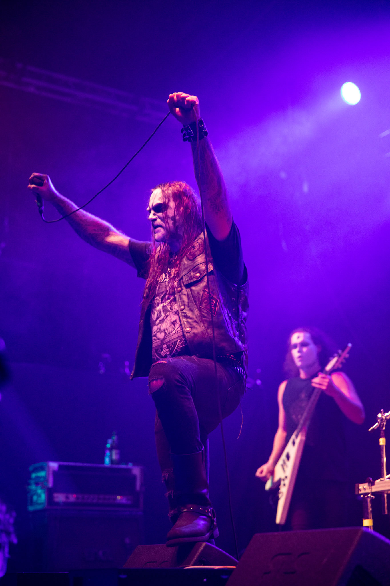 WHOREDOM RIFE - Norwegia - black metal,
koncert w Warszawskiej Progresji w ramach trasy Ecclesia Diabolica Baltica.
fot. Andrzej Wasilkiewicz/Reporter