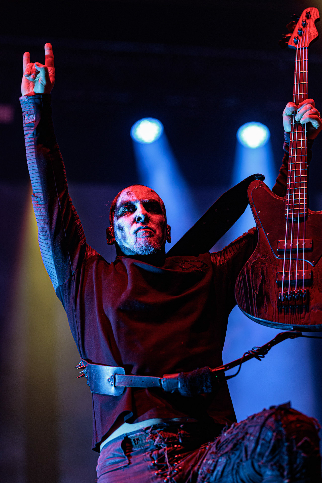 19.10.2022 BEHEMOTH - The European Siege 2022,Adam Nergal Darski - wokal, gitara,Zbigniew Inferno Prominski - perkusja,Tomasz Orion Wroblewski - bass,Patryk Seth Sztyber gitara,Spodek Katowice Poland,fot. Andrzej Wasilkiewicz/Reporter