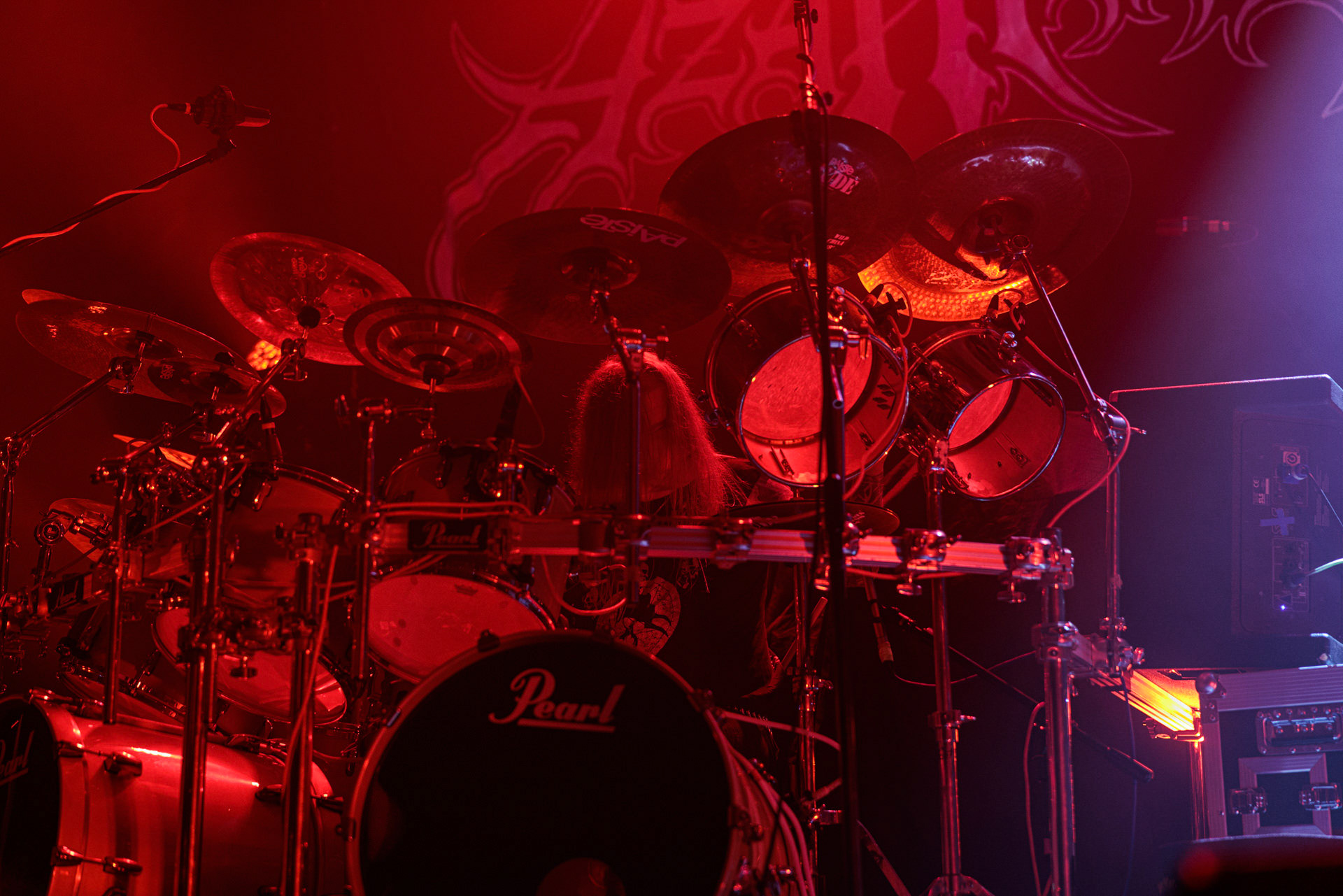 18.02.2022r - Azarath - jako gosc specjalny na warszawskim koncercie Vader w Progresji.n/z Marcin Skullripper – wokal, gitara, n/z Bartlomiej Bart Szudek – gitara, n/z Piotr P. Ostrowski – gitara basowa, n/z Zbigniew Inferno Prominski – perkusja, Left Hand Sounds, Knock Out Productions, Massive Music,fot. Andrzej Wasilkiewicz/Reporter