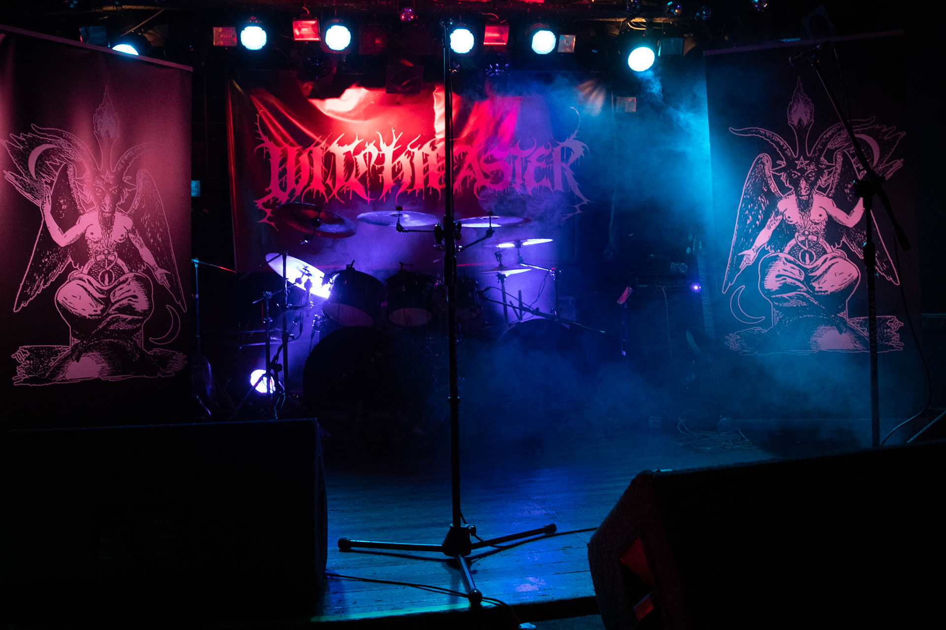 14.01.2019r. Witchmaster,  trasa XX years of Violence & Blasphemy klub VooDoo  Warszawa.  fot. Andrzej Wasilkiewicz/Reporter