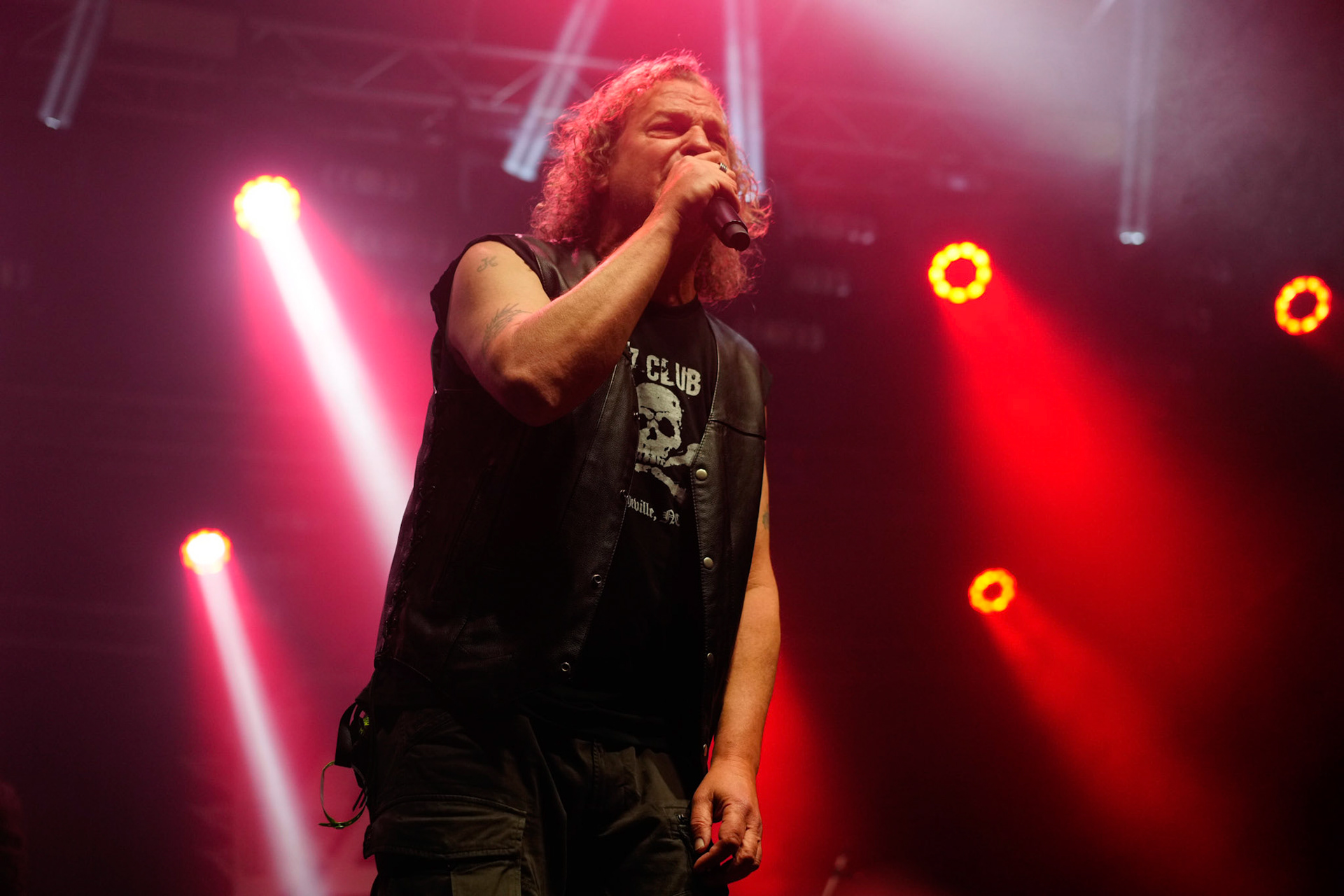 10.06.2023 Voivod trzeci dzien festiwaluMystic Festival 2023, Stocznia Gdanska fot. Andrzej Wasilkiewicz/Reporter