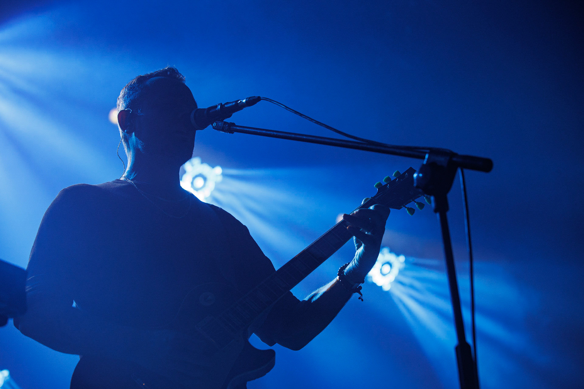 Lao Che - „Trasa Pozegnalna - No to Che”  17.11.2021 Warszawa klub Stodola.n/z Hubert „Spiety” Dobaczewski – wokal, gitara rytmiczna,rock alternatywny, crossover, rock, metal, folk, piosenka aktorska, elektro, słuchowisko,fot. Andrzej Wasilkiewicz/REPORTER