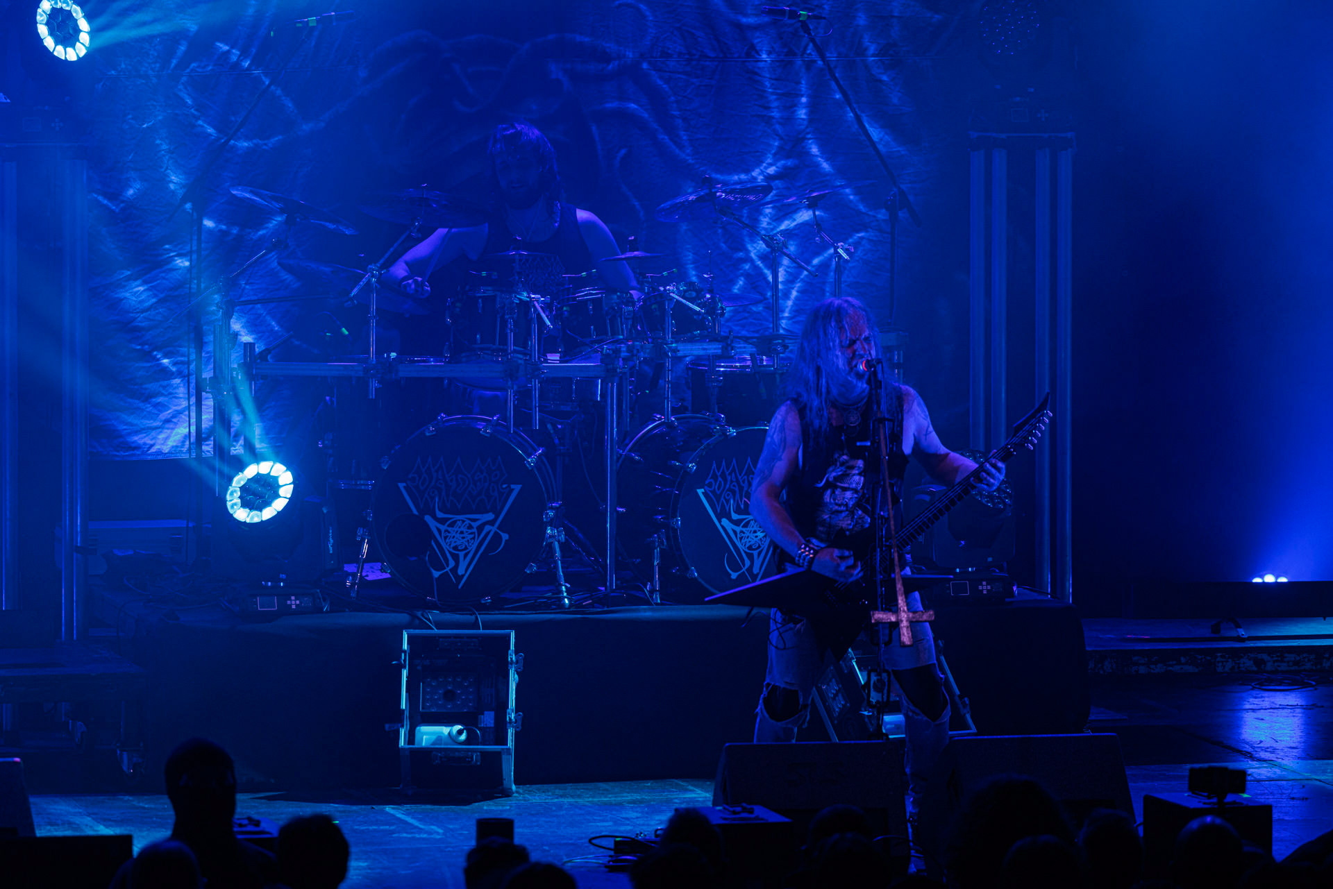 18.02.2022 - Vader - trasa Przebudzenie Tyranow koncert w warszawskiej Progresji.Peter: Guitar + VocalsSpider: GuitarHal: BassKruszyna: DrumsLeft Hand Sounds, Knock Out Productions, Massive Music,fot. Andrzej Wasilkiewicz/Reporter