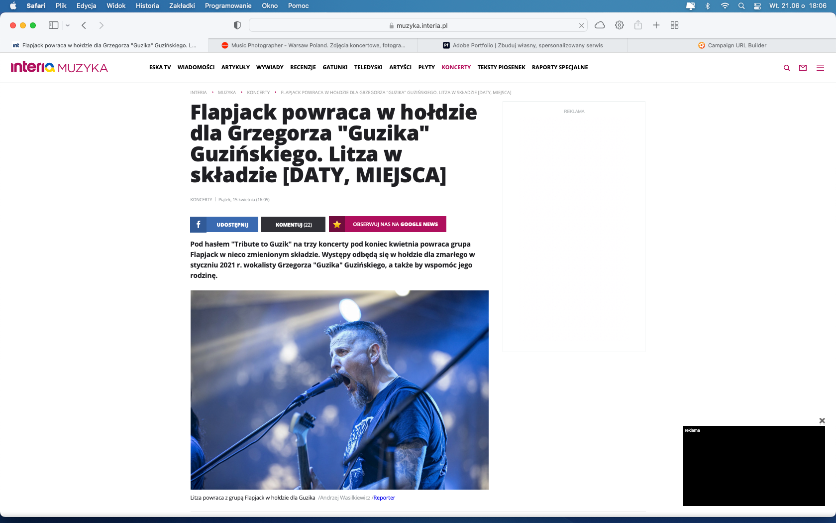 Flapjack w hołdzie dla Grzegorza Guzika Guzińskiego 