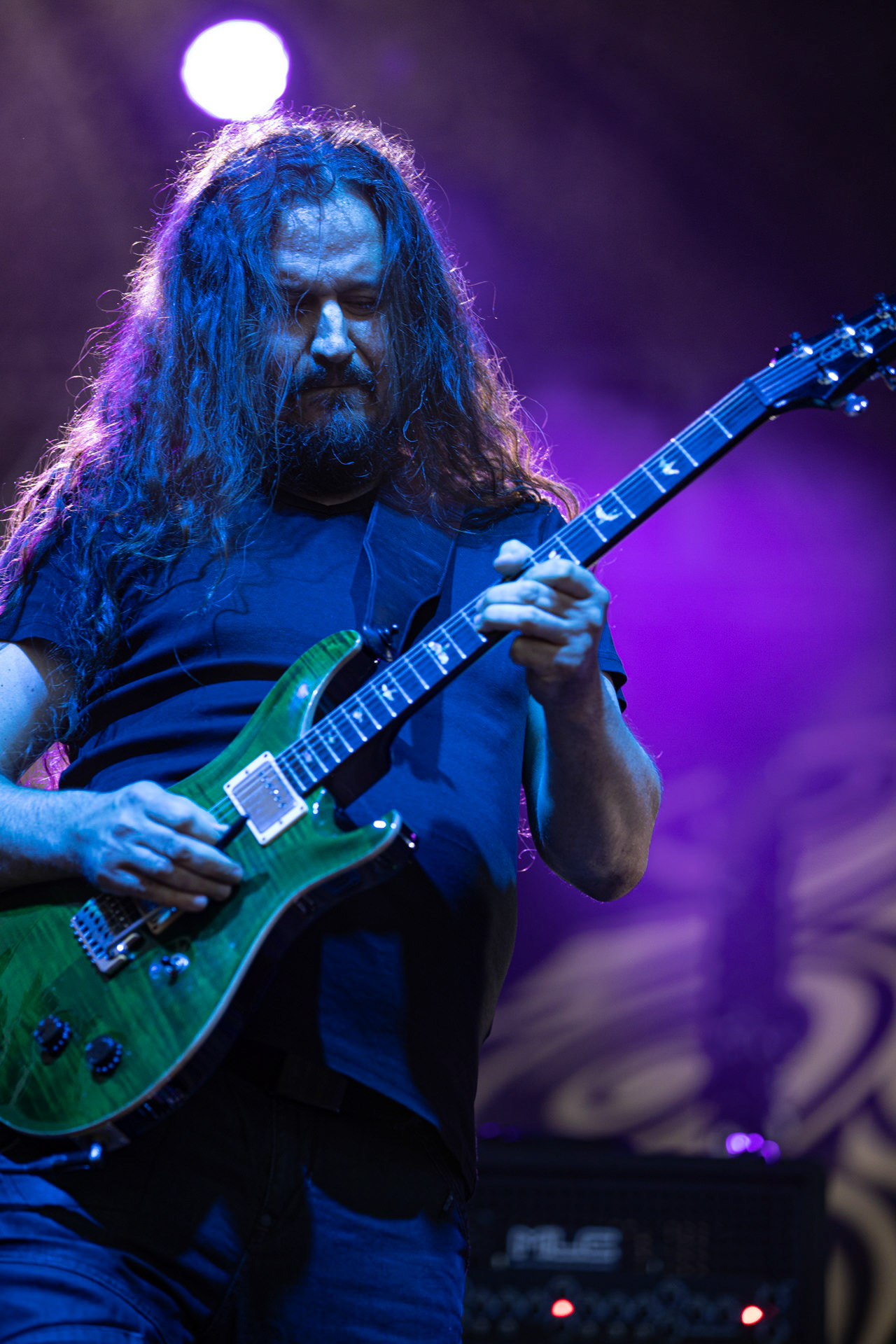 21.08.2021 koncert Riverside 20 lecie w Warszawie,Letnia scena Progresji, Gramy do Woli.n/z Maciej Meller - gitara,Fot. Andrzej Wasilkiewicz/Reporter