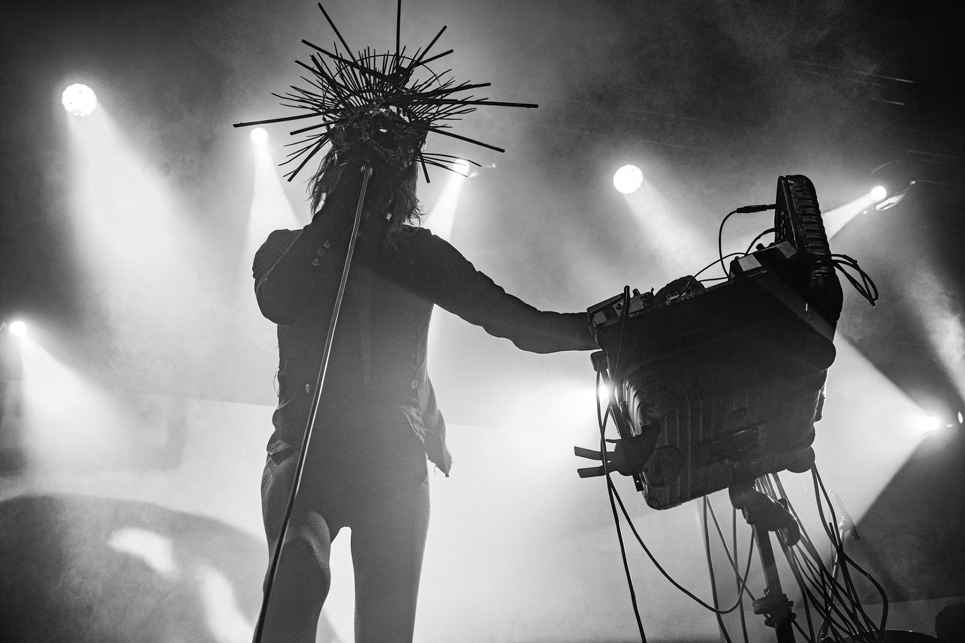 22.10.2021 Chris Corner - jako IAMX, klub Progresja, Warszawa. fot. Andrzej Wasilkiewicz/Reporter