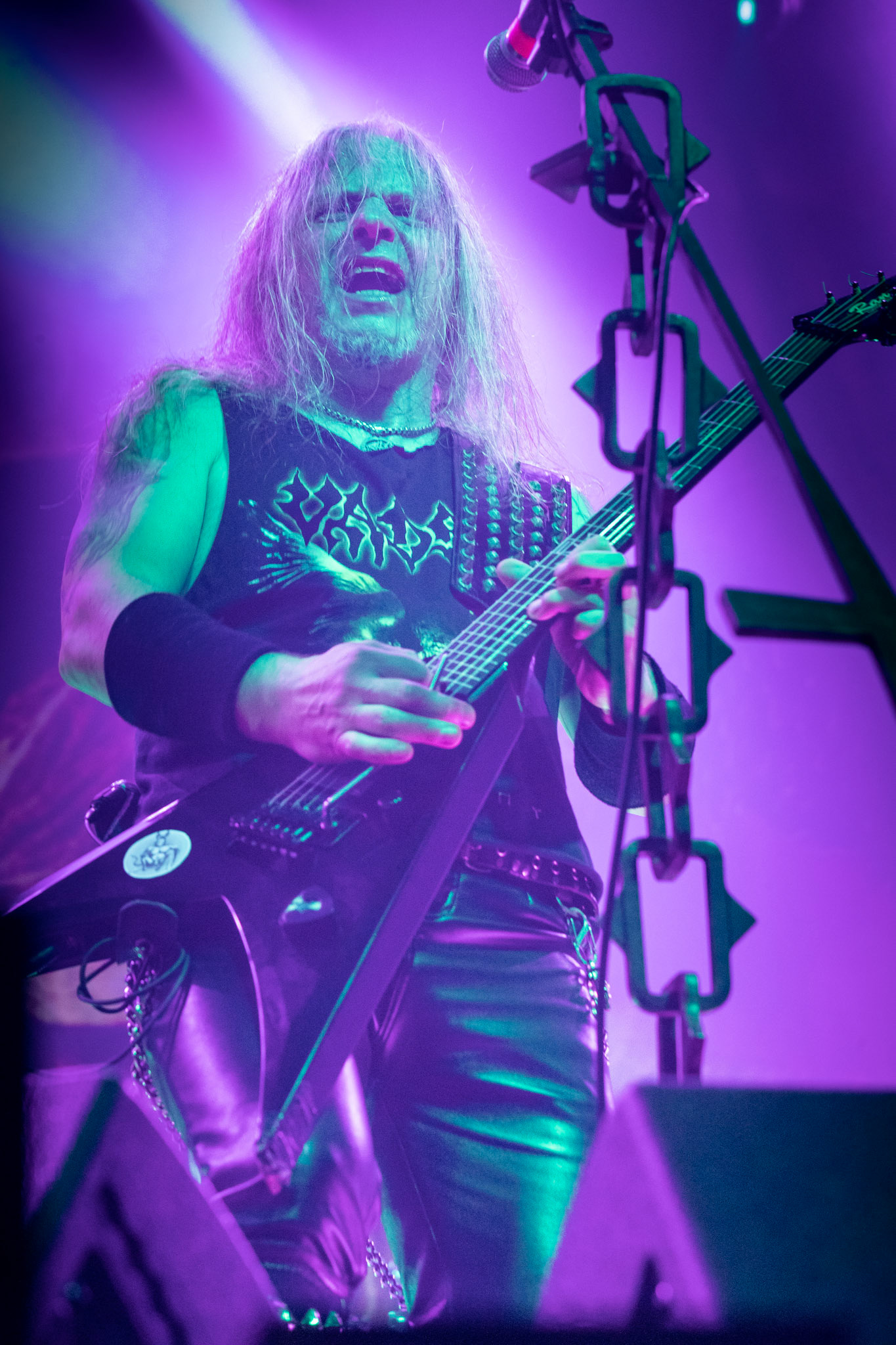 Legendy Metalu Vader - Death Metal - koncert Legendy Metalu w warszawskiej Progresji, 
Peter: Guitar + Vocals
Pajak: Guitar
Hal: Bass
James: Drums
fot. Andrzej kaziq Wasilkiewicz/Reporter