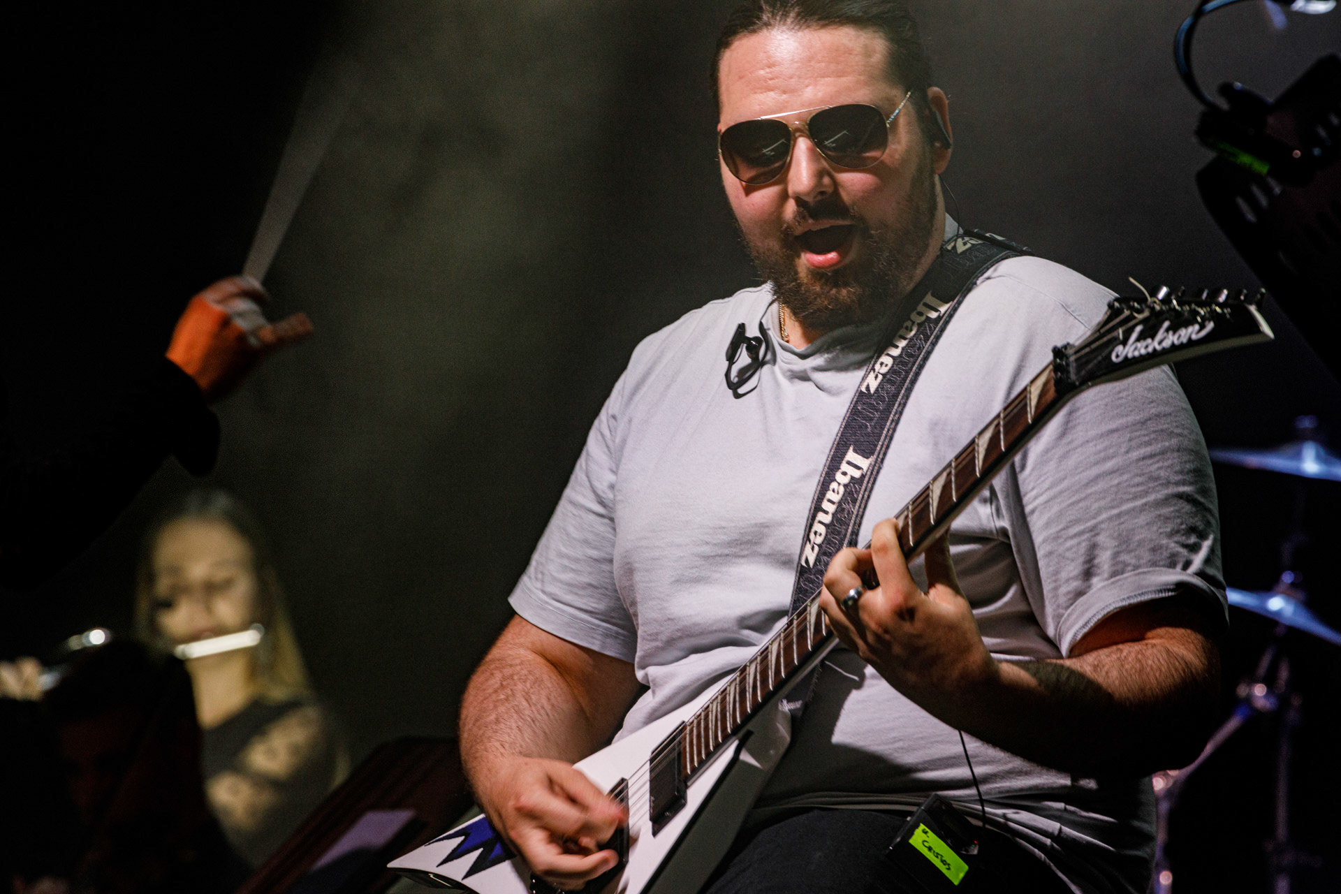 19.06.2022 - Scorpion's Songs Symphonic - Herman Rarebell and The Hurricane Orchestra live in Progresja Warsaw.SCORPION'S SONGS SYMPHONIC performed by The Hurricane Orchestra + legendary former Scorpions-Drummer Herman Rarebell.Herman Rarebell - Drums,fot. Andrzej Wasilkiewicz/Reporter