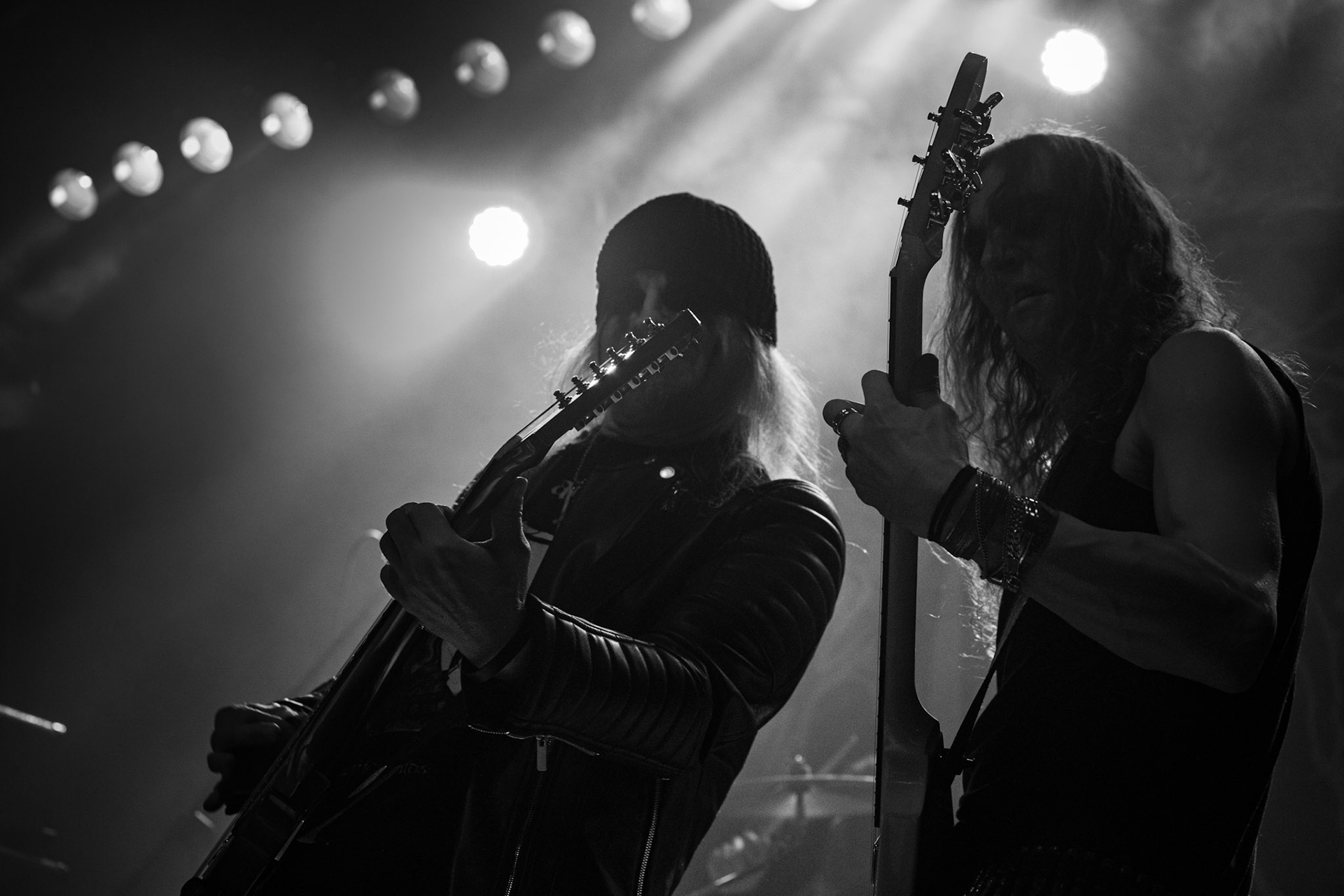 15.12.2019 koncert szwajcarów z Hellhammer: Triumph of Death, Merry Christless 2019, Warszawa Klub Progresja,
zespół Thomasa Gabriela Fishera, black metal, death metal,  n/z Thomas Gabriel Fisher wokal gitara,
n/z Michael Zech gitara, wokal,
New Aeon Musick, Knock Out Productions
fot. Andrzej Wasilkiewicz/REPORTER