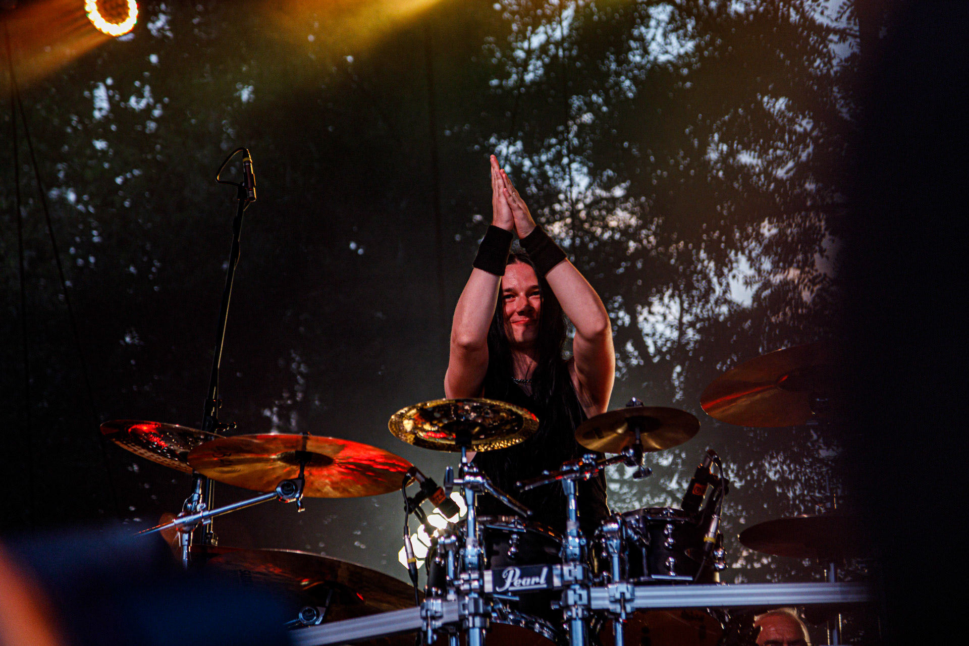 22.07.2022 Paradise Lost - warszawski koncert na letniej scenie klubu Progresja.Knock Out Production, Nuclear Blast, n/z Nick Holmes – wokal,n/z Gregor Mackintosh – gitara prowadząca,n/z Aaron Aedy – gitara rytmiczna,n/z Steve Edmondson – gitara basowa,n/z Waltteri Vayrynen – perkusja,Produkcja Knock Out Productions,Fot. Andrzej Wasilkiewicz/Reporter