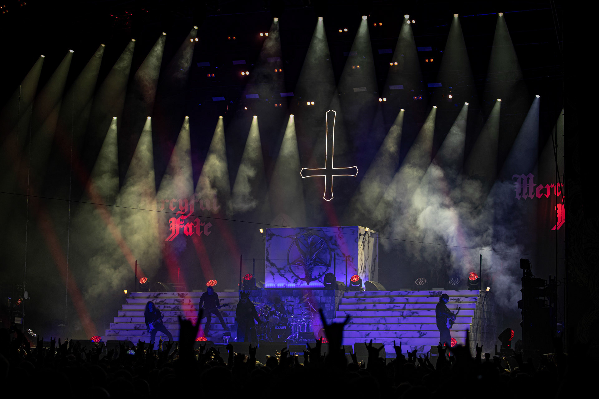 4.06.2022 Mercyful Fate Mystic Festival 2022 Gdansk. King Diamond, Kim Bendix Petersen,Mystic Coalition.fot. Andrzej Wasilkiewicz/Reporter
