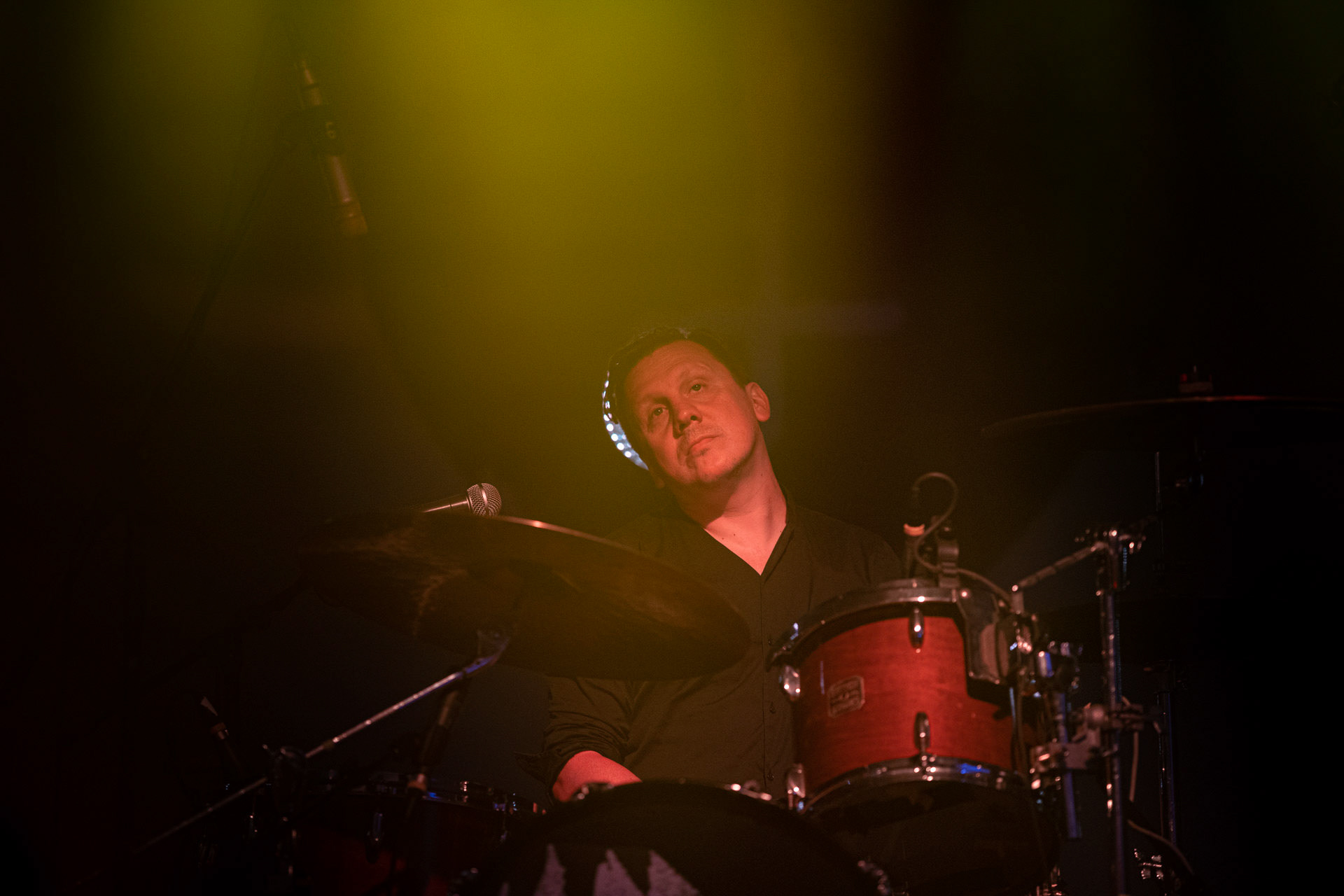 13.08.2021 koncert Me And That Man w Warszawie,Letnia scena Progresji, Gramy do Woli.n/z Łukasz Kumański - perkusja,Fot. Andrzej Wasilkiewicz/Reporter