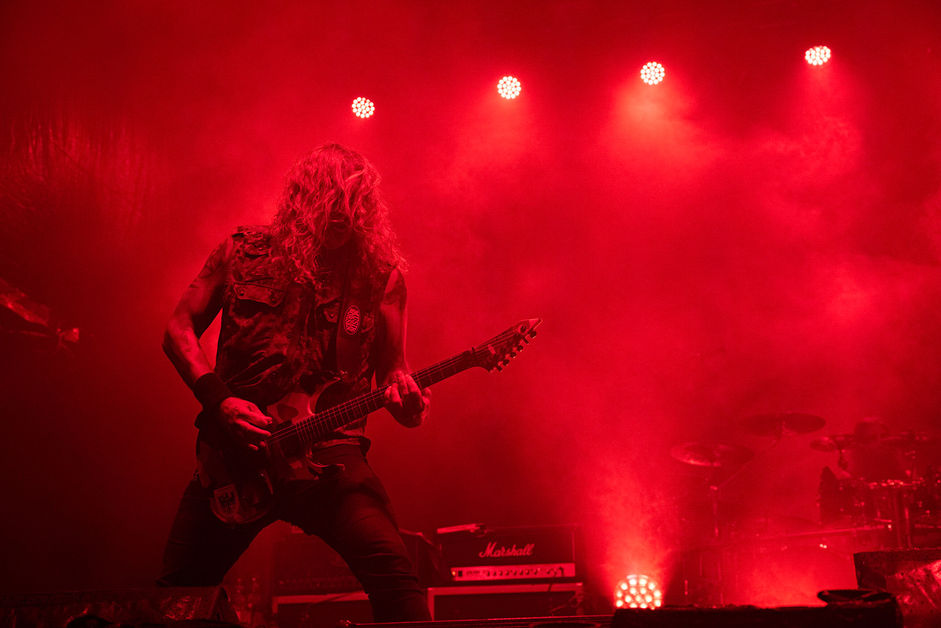 Marduk, koncert w ramach Blitzkrieg MMXX warszawska Progresja, black metal, Szwecja, Massive Music Rock The Nation America.fot. Andrzej kaziq Wasilkiewicz/Reporter