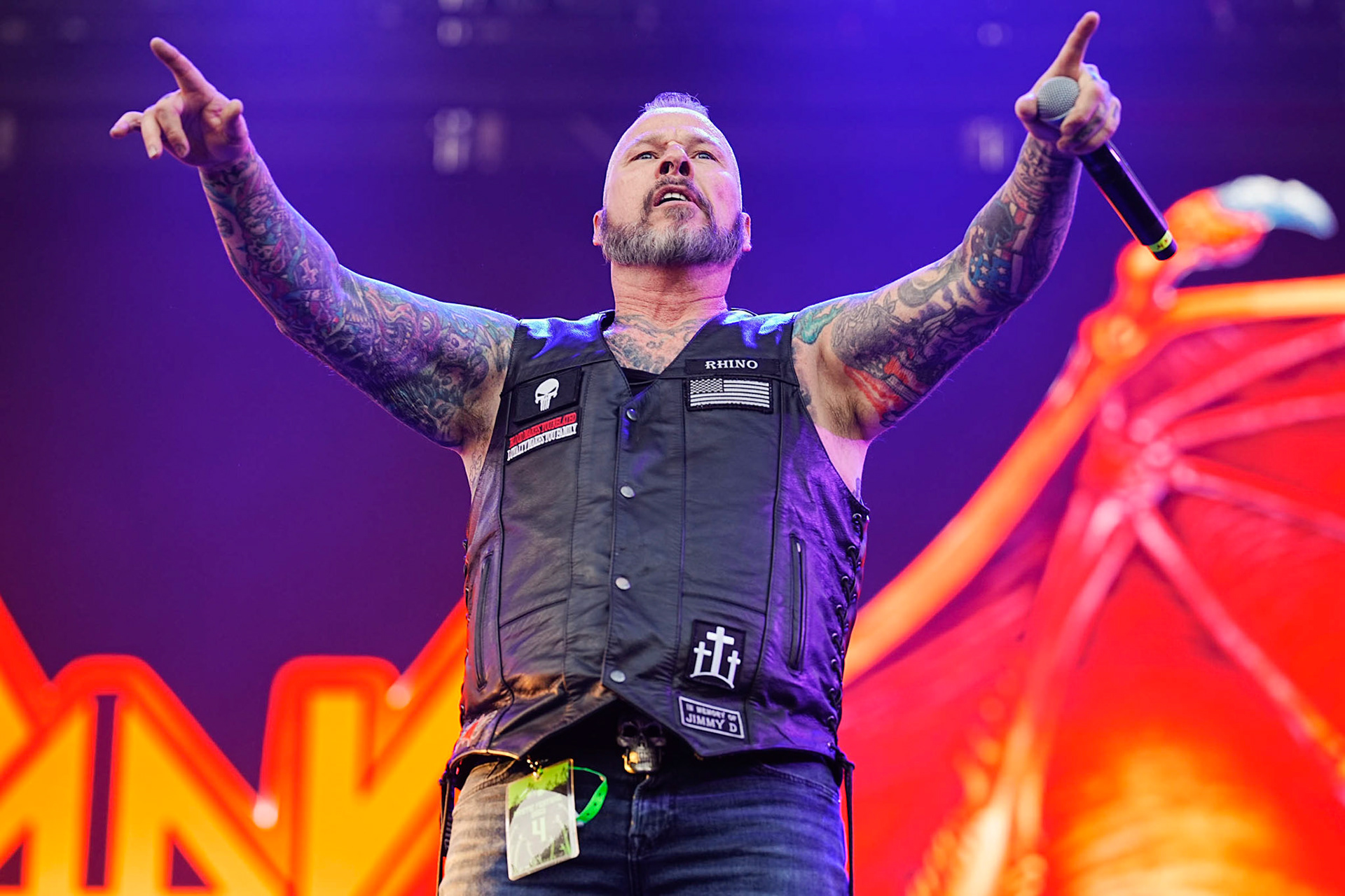 10.06.2023 Dark Angel trzeci dzien festiwaluMystic Festival 2023, Stocznia Gdanska fot. Andrzej Wasilkiewicz/Reporter