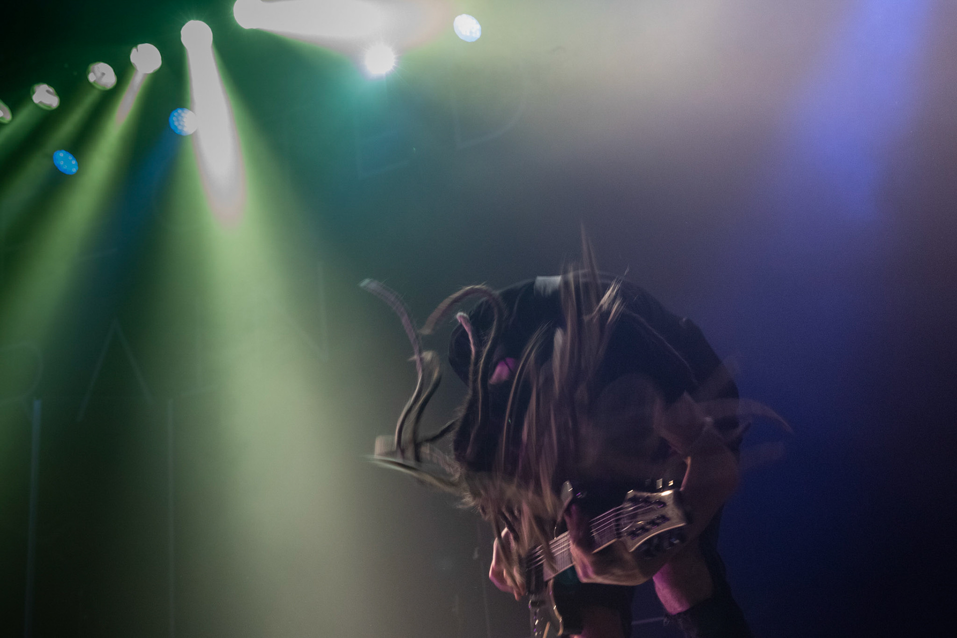 01.03.2019 Infected Rain- koncert warszawska Progresja, Infected Rain Moldovan nu metal, nu metalcore,
Vadim "Vidick" Ozhog - guitars, 
Vladimir Babici - bass, 
Serghei Babici - guitars, 
Eugen Voluta - drums,
Elena "Lena Scissorhands" Cataraga - vocals,