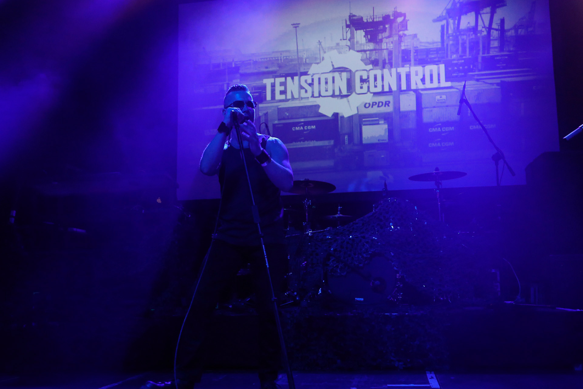 9.08.2022 TENSION CONTROL (Niemcy) - Oldschool EBM - Warszawski koncert w Progresji.  WiniaryBookings,fot. Andrzej Wasilkiewicz/kaziq.com