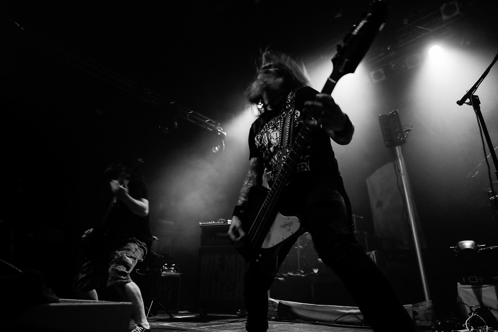 30.11.2018 Knock Out Tour 2018 - Warszawa Progresja -VIRGIN SNATCH  thrash metal, death metal,
Łukasz "Zielony" Zieliński wokal,
Grzegorz "Grysik" Bryła  gitara, 
Paweł Pasek  gitara, 
Piotr "Anioł" Wącisz  gitara basowa, 
Jacek Nowak perkusja,  fot. Andrzej Wasilkiewicz/Reporter