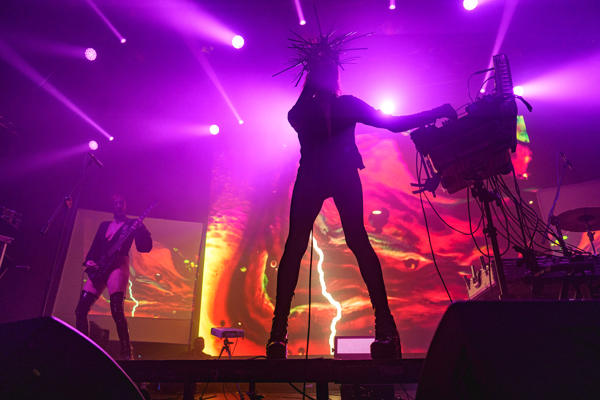 22.10.2021 Chris Corner - jako IAMX, klub Progresja, Warszawa. fot. Andrzej Wasilkiewicz/Reporter