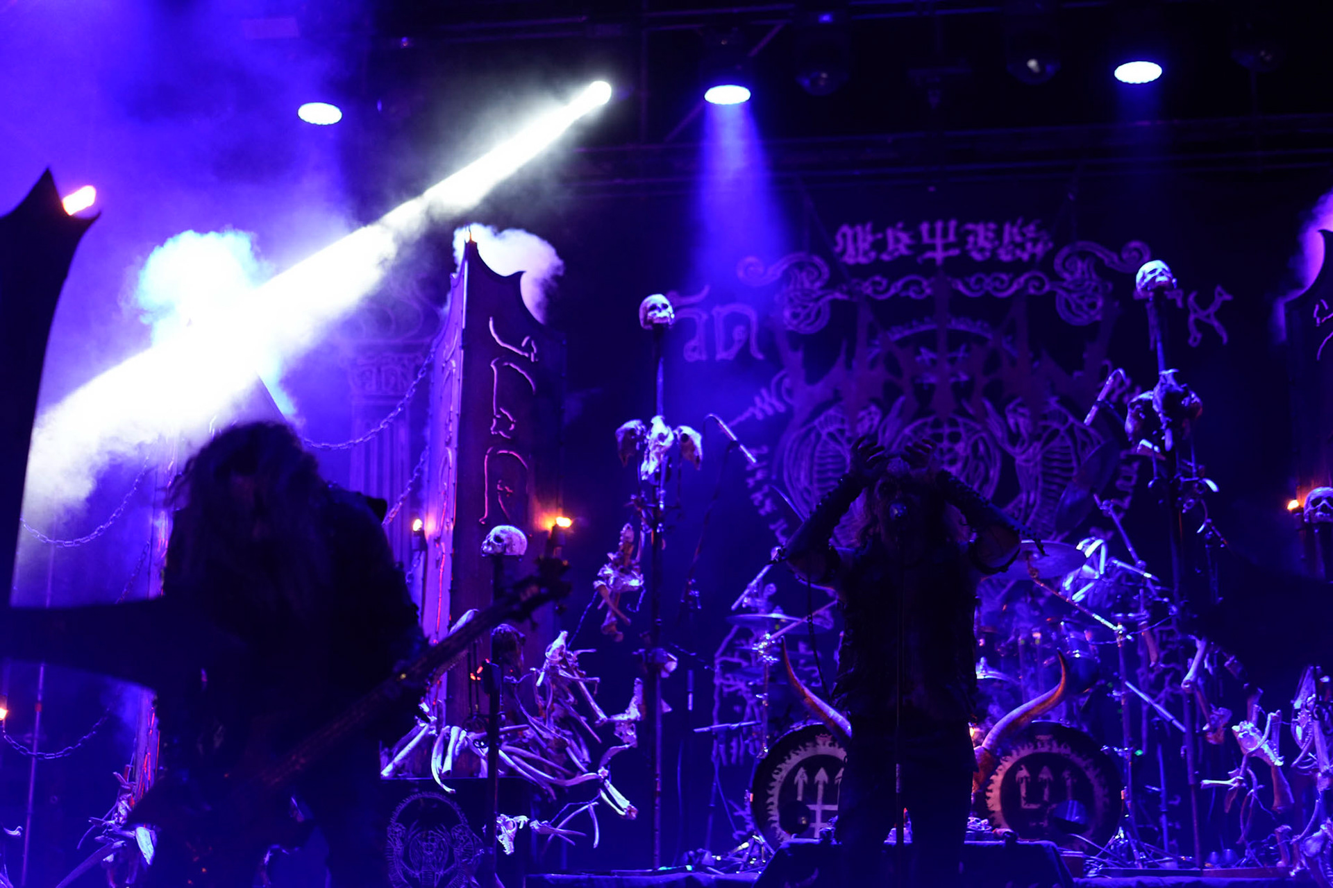 9.06.2023 Watain dzien drugi festiwaluMystic Festival 2023, Stocznia Gdanska fot. Andrzej Wasilkiewicz/Reporter