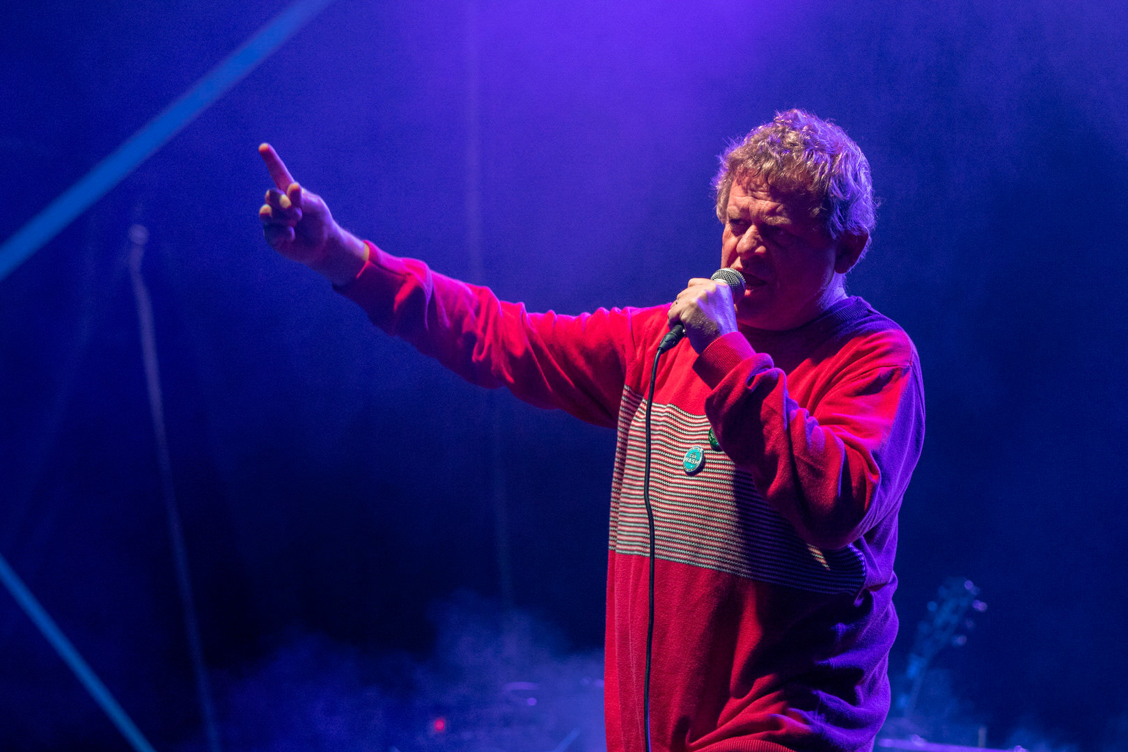 KULT - koncert w ramach Pomaranczowej Trasy 2020 - MUZYCZNA SYRENKA. 9 pazdziernika 2020, Warszawa, Stadion Syrenki. n/z Kazik Staszewski wokal,Rock, rock progresywny, rock alternatywny, punk, nowa fala.fot. Andrzej kaziq Wasilkiewicz/Reporter