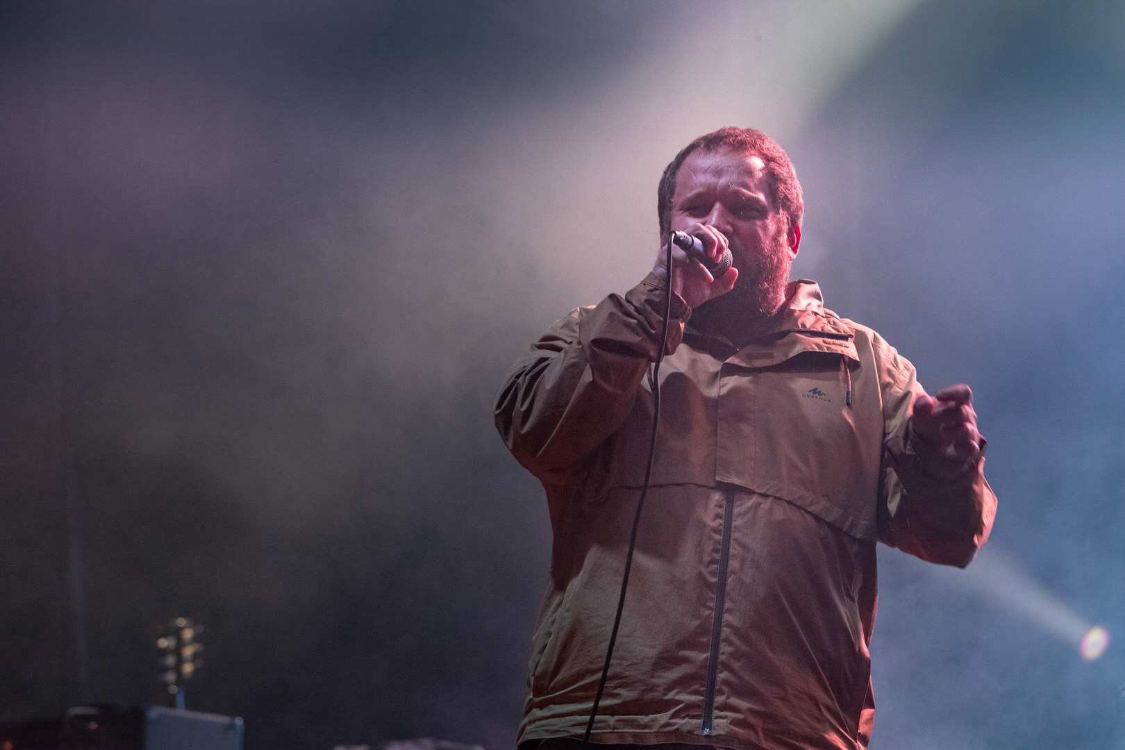 KULT - koncert w ramach Pomaranczowej Trasy 2020 - MUZYCZNA SYRENKA. 9 pazdziernika 2020, Warszawa, Stadion Syrenki. n/z. Jan ”Janusz” Staszewski wokal, Rock, rock progresywny, rock alternatywny, punk, nowa fala.fot. Andrzej kaziq Wasilkiewicz/Reporter