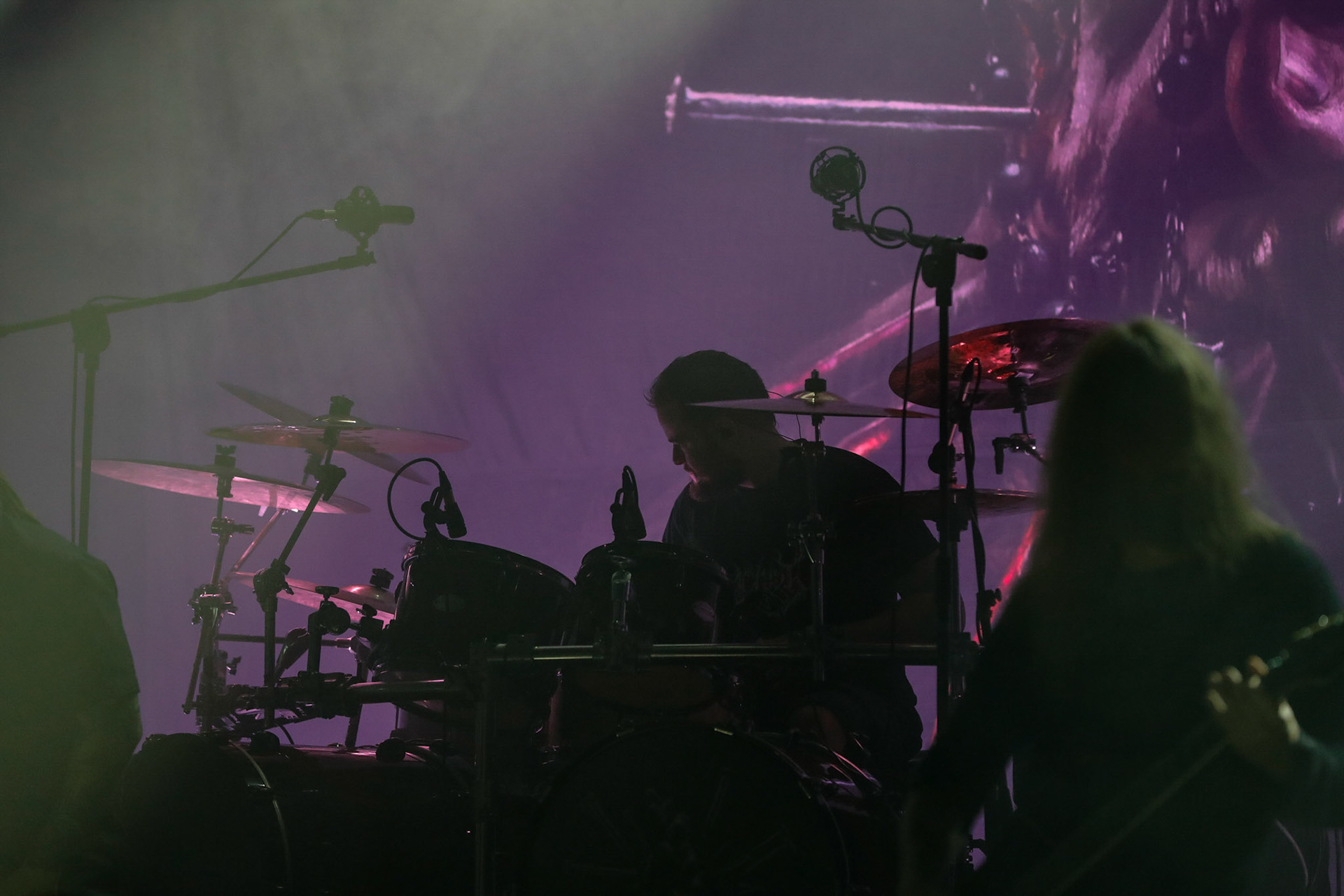 30.11.2018 Knock Out Tour 2018 - Warszawa Progresja - DECAPITATED - techniczny death metal, groove metal,

Wacław „Vogg” Kiełtyka gitara,
Rafał "Rasta" Piotrowski wokal, 
Michał "Młody" Łysejko perkusja,
Hubert Więcek gitara basowa, fot. Andrzej Wasilkiewicz/Reporter