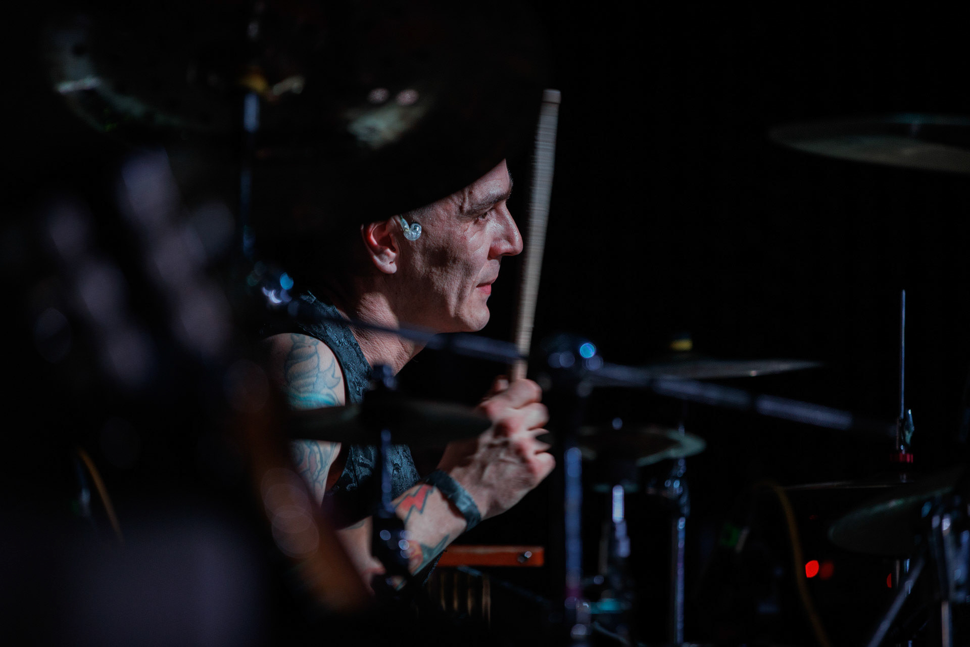 12.11.2021 Lipali - koncert Warszawa klub Remont.Najnowszy album „MOSTY, RZEKI, LUDZIE”.Lukasz Luk Jeleniewski - perkusja, Rock, rock progresywny, rock alternatywny, polski rock.fot. Andrzej kaziq Wasilkiewicz/Reporter