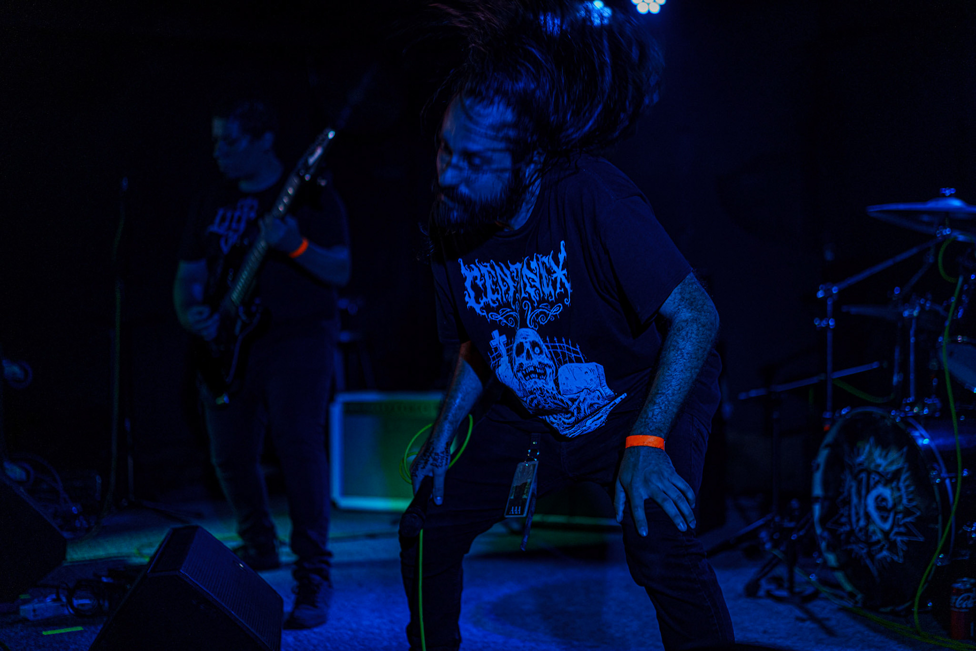 15.07.2023 - NERVOCHAOS - Brazil, Death metal, Warszawa, klub Potok. fot. Andrzej Wasilkiewicz/kaziq.com