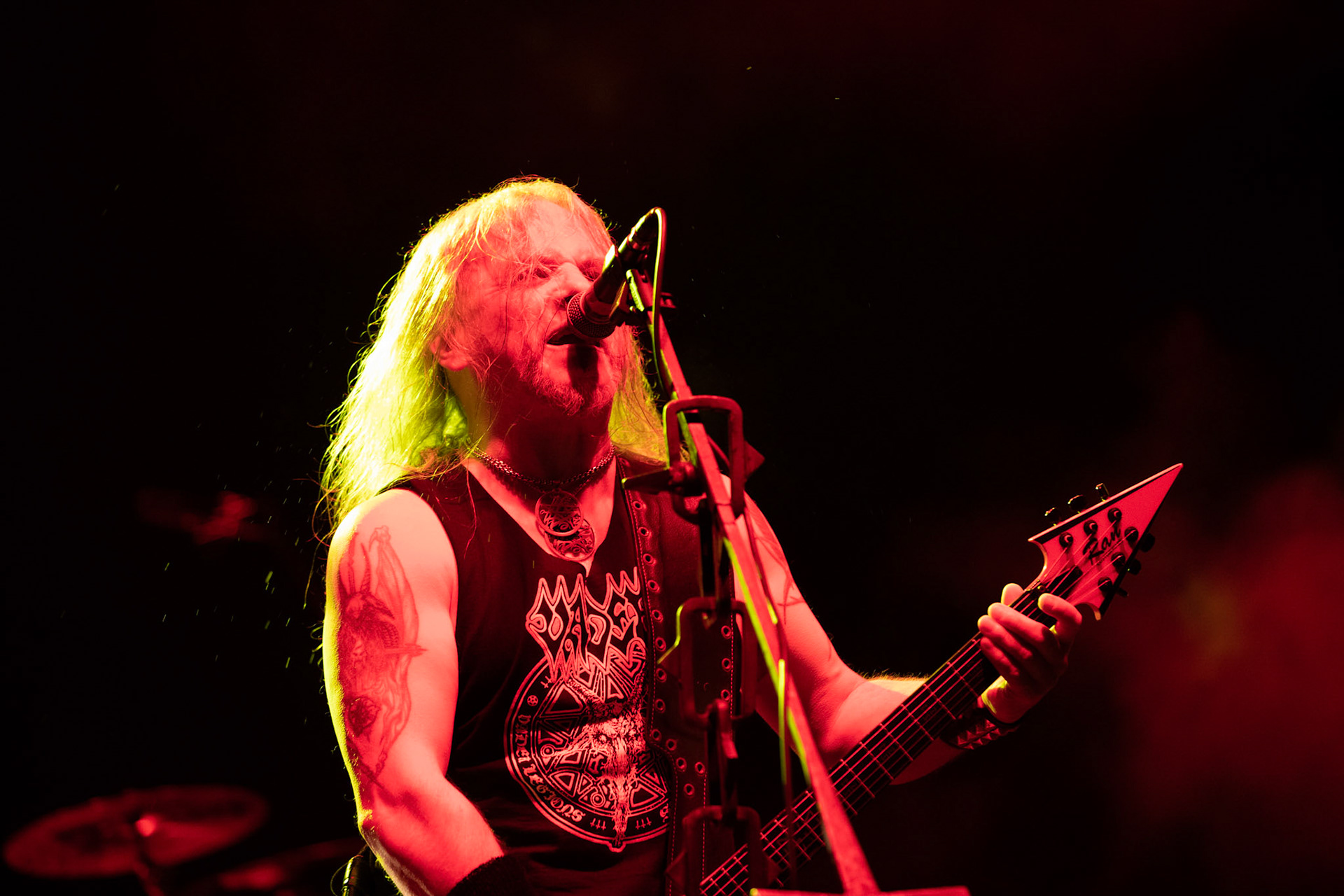 Vader - Death Metal - koncert w ramach Blitzkrieg MMXX warszawskia Progresja, Peter: Guitar + VocalsPajak: GuitarHal: BassJames: Drumsfot. Andrzej kaziq Wasilkiewicz/Reporter