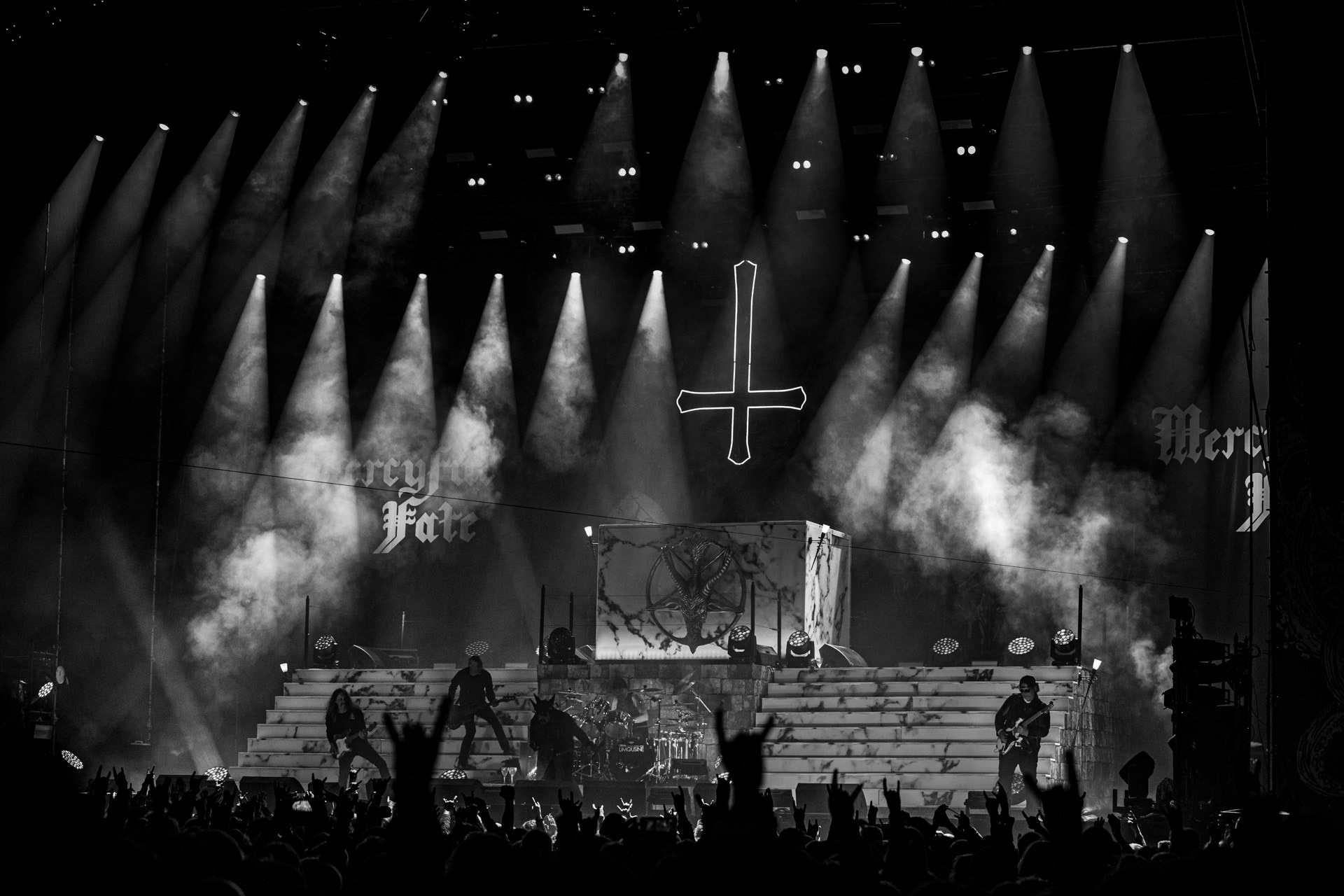 4.06.2022 Mercyful Fate Mystic Festival 2022 Gdansk. King Diamond, Kim Bendix Petersen,Mystic Coalition.fot. Andrzej Wasilkiewicz/Reporter