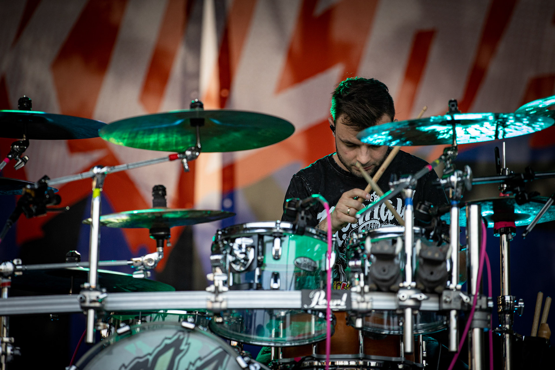 Nocny KochanekNocny Kochanek - koncert Warszawa Progresja,Gramy Do Woli, Zdrajcy Metalu, klasyczny heavy metal, alter ego Night Mistress.n/z Artur Zurek – perkusja,Fot. Andrzej Wasilkiewicz/Reporter