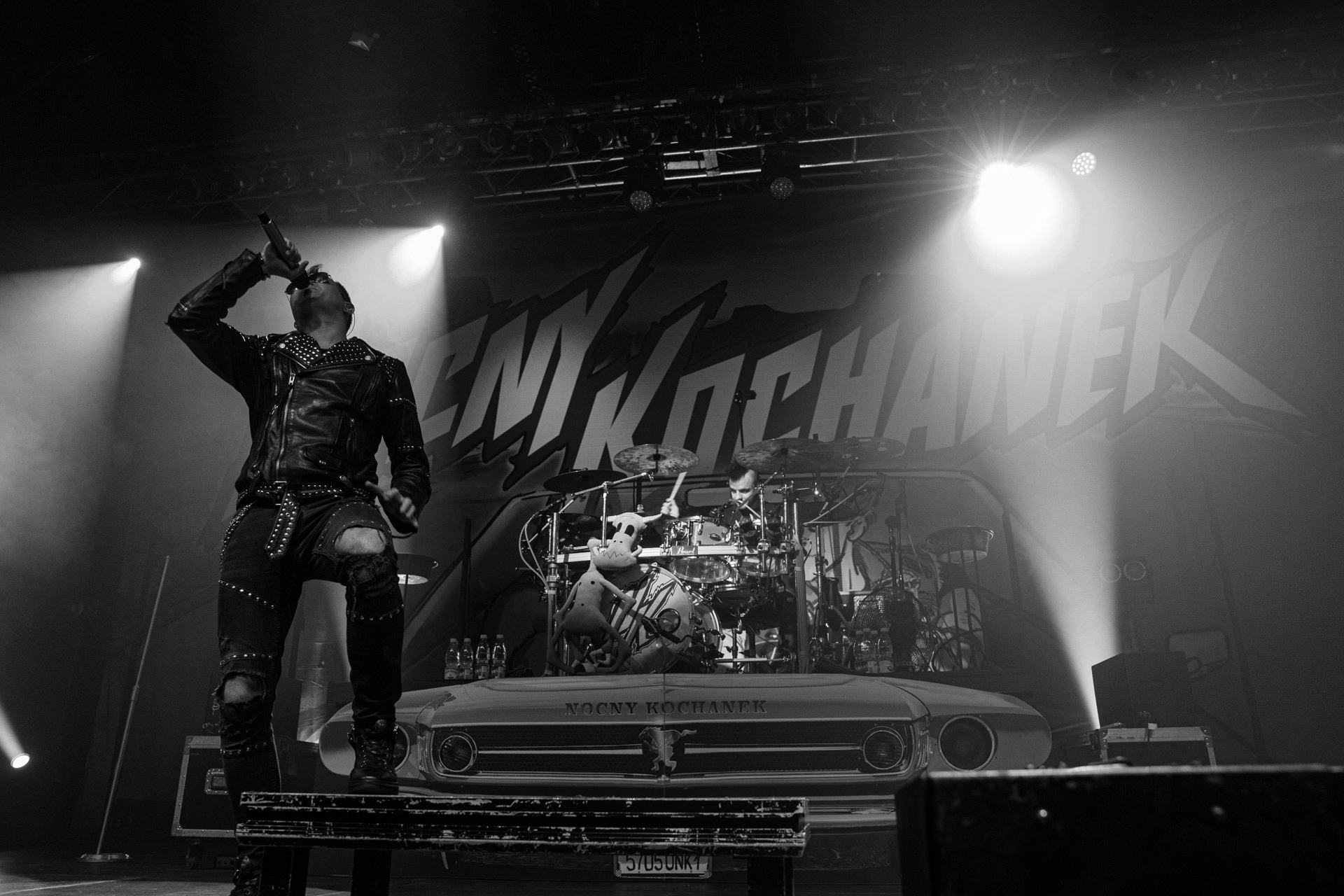 18.12.2021 Nocny Kochanek - Antysylwester Antyradia,18 lat klubu Progresja,Nocny Kochanek - koncert Warszawa,Progresja, Zdrajcy Metalu, klasyczny heavy metal, Alter Ego, Night Mistress.n/z Krzysiek Sokolowski – wokal,Fot. Andrzej Wasilkiewicz/Reporter