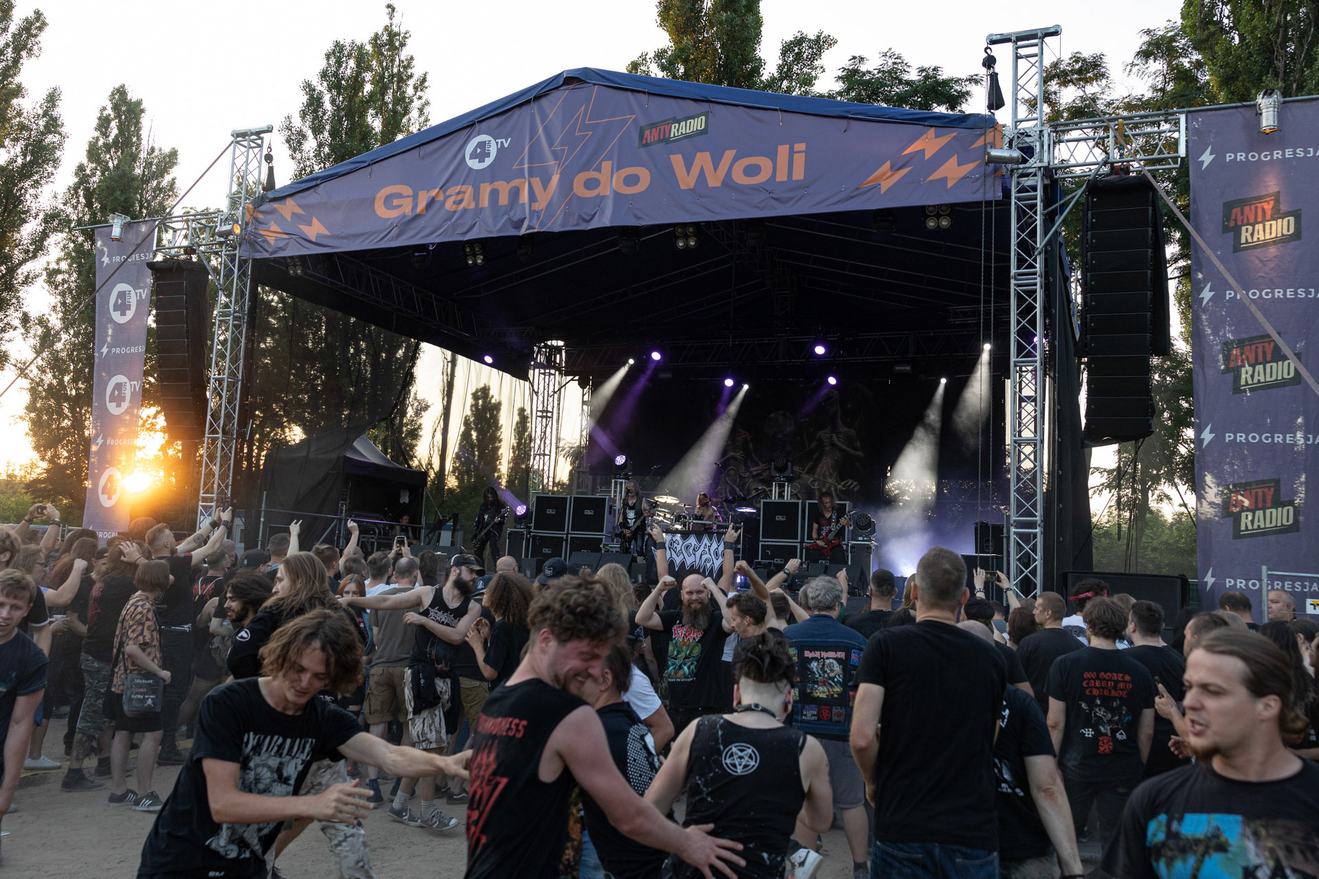 31.07.2021 Vader - koncert warszawska Progresja, Gramy do Woli,n/z Peter: Guitar + Vocalsn/z Pajak: Guitarn/z Hal: Bassn/z James: Drumsfot. Andrzej Wasilkiewicz/Reporter