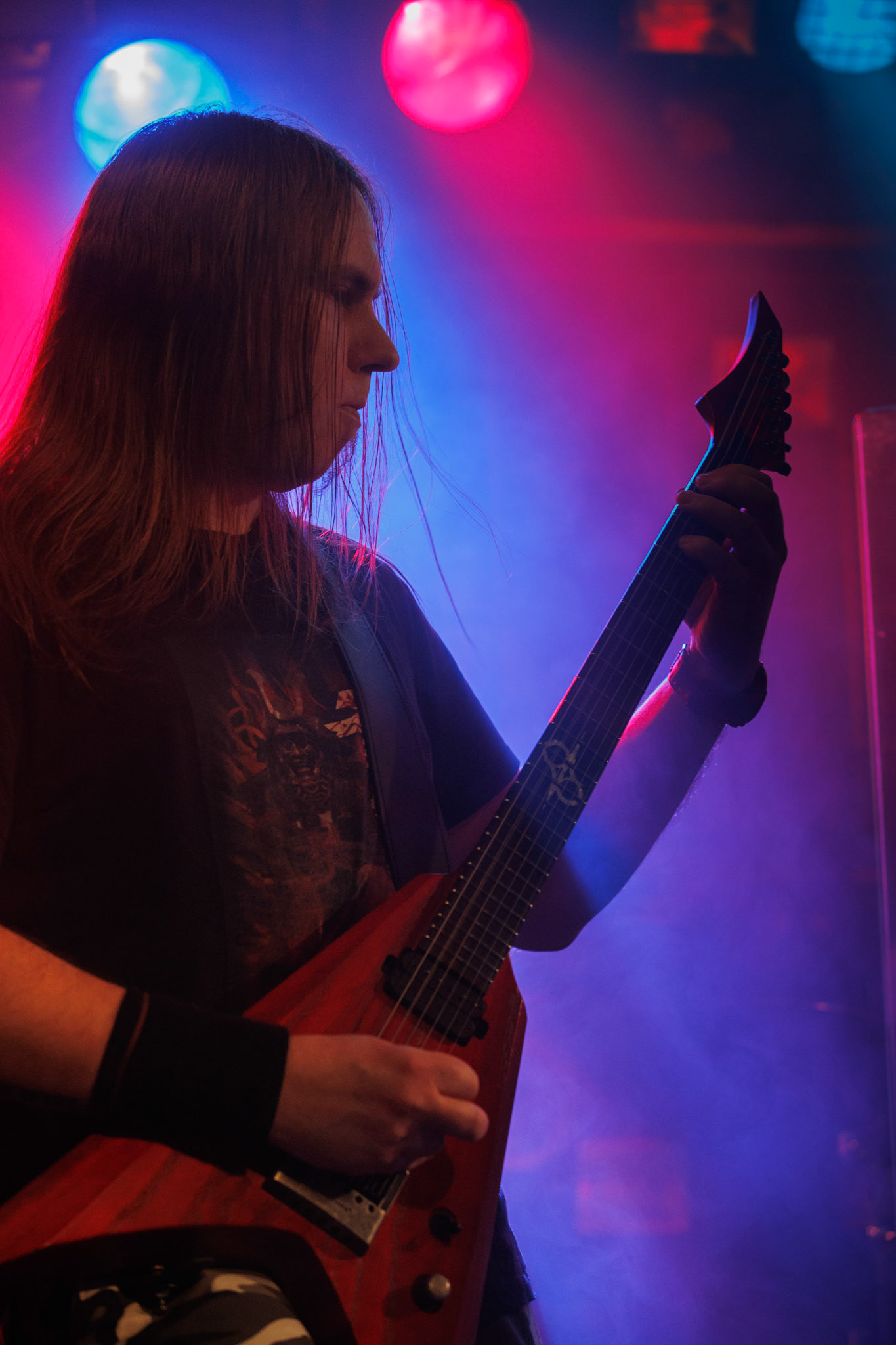 8.01.2022 War-Saw - thrashmetal.Koncert Czwarta Fala MMXXII klub VooDoo Warszawa.n/z Pawel Abaddon Rekowski - gitara,Fot. Andrzej Wasilkiewicz/Reporter