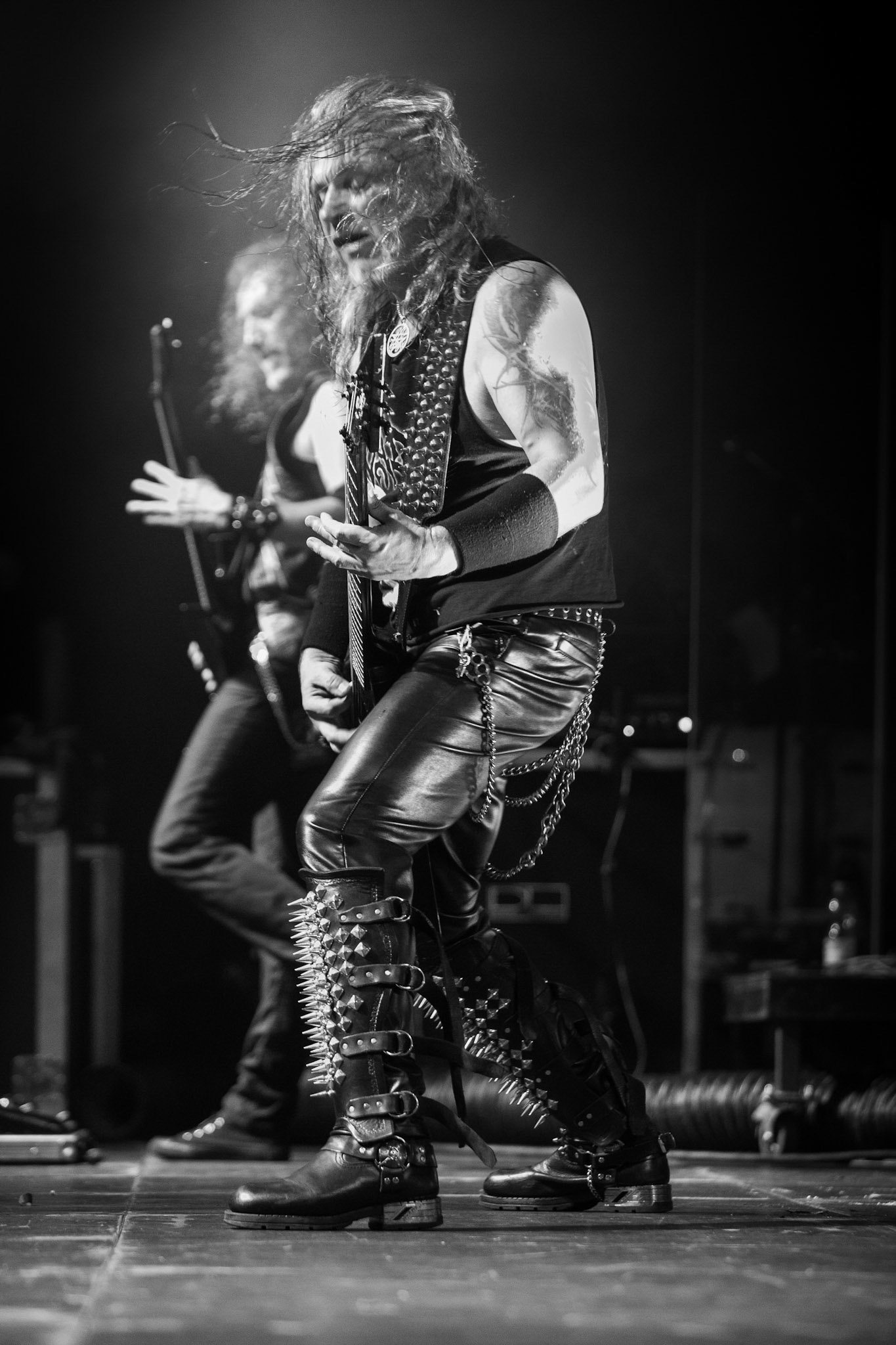 Legendy Metalu Vader - Death Metal - koncert Legendy Metalu w warszawskiej Progresji, 
Peter: Guitar + Vocals
Pajak: Guitar
Hal: Bass
James: Drums
fot. Andrzej kaziq Wasilkiewicz/Reporter