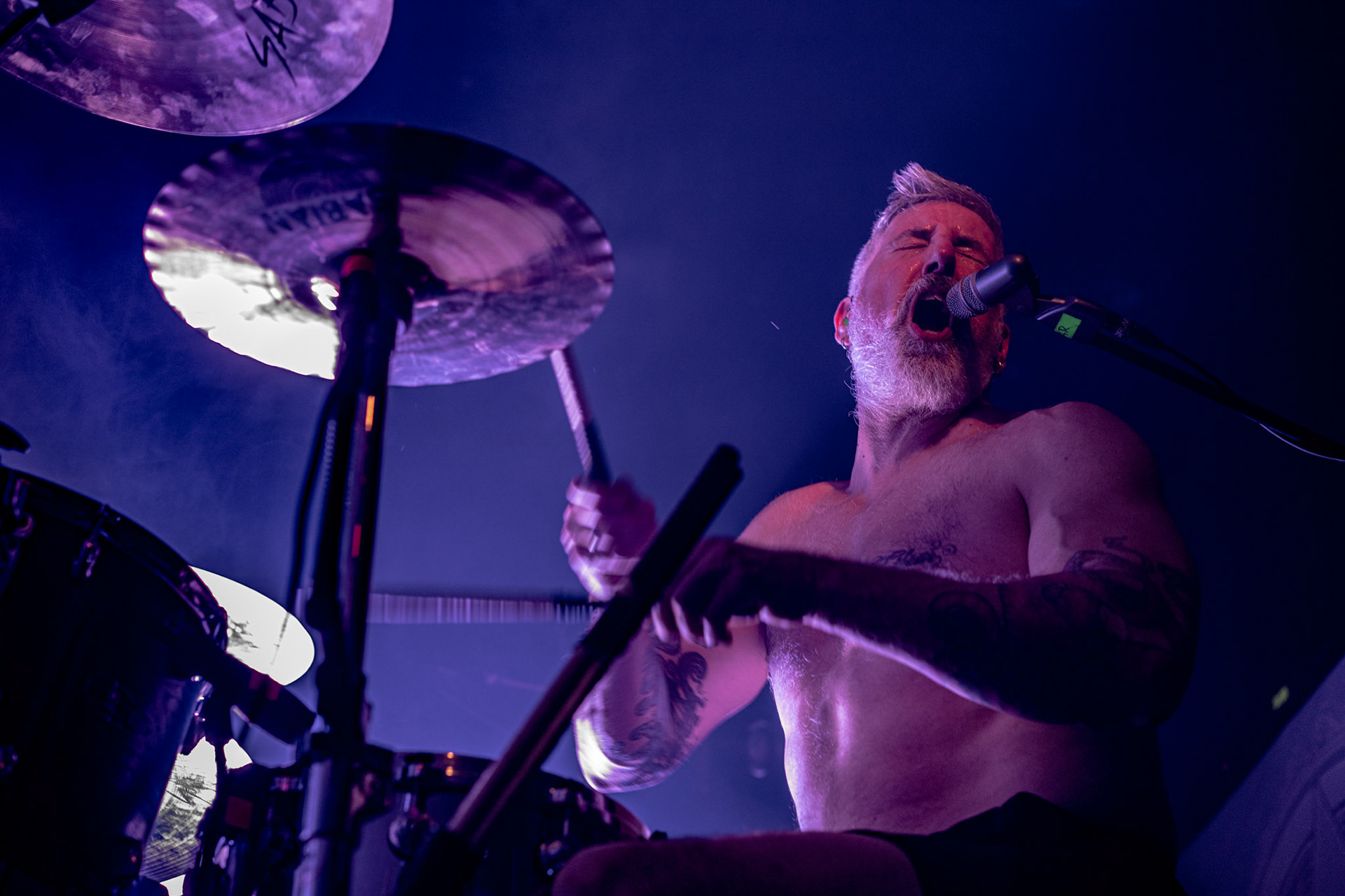 2024.03.15 MANTAR - sludge/black metal, klub Stodola, Knock Out Productions, fot. Andrzej Wasilkiewicz/Reporter