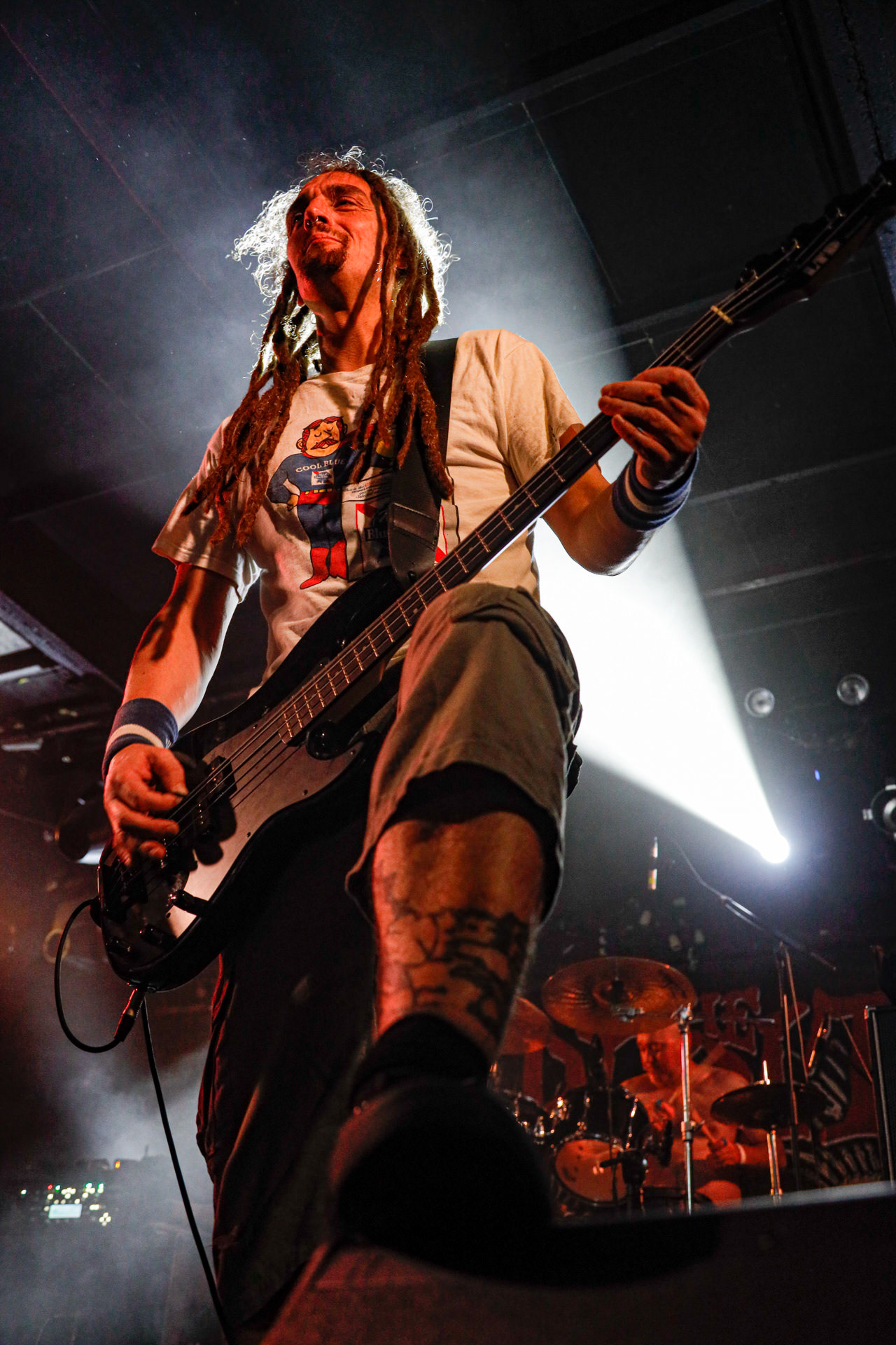 25.08.2022 The Exploited - legenda drugiej fali punk rocka na koncercie w warszawskiej Proximie.Weterani punk rock, hardcore punk, crossover thrash z Edynburga w składzie:Wattie Buchan – wokal, Irish Rob – bas,Willie Buchan – perkusja,Robbie Steedo Davidson - gitara,Produkcja: Noise Annoys Booking Agency and Records, Boredom Booking. fot. Andrzej Wasilkiewicz/Reporter