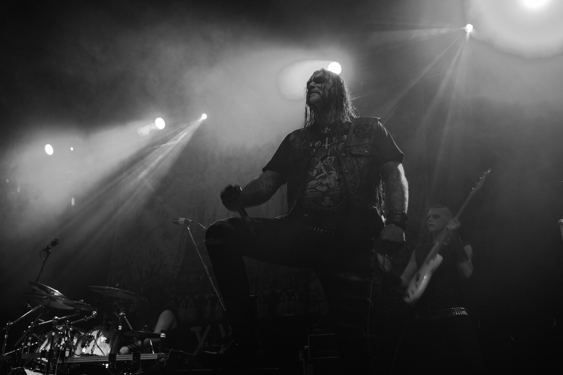 WHOREDOM RIFE - Norwegia - black metal,
koncert w Warszawskiej Progresji w ramach trasy Ecclesia Diabolica Baltica.
fot. Andrzej Wasilkiewicz/Reporter