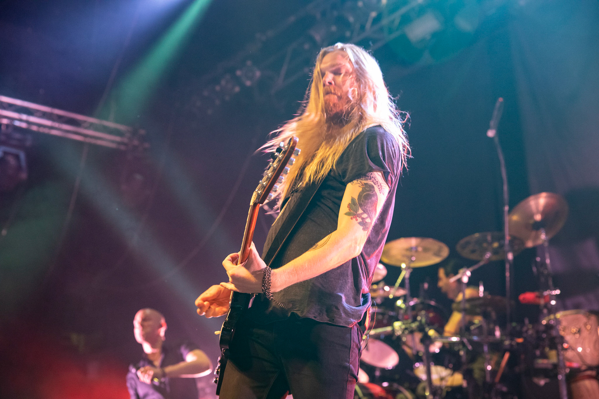 SOEN - Szwecja, rock progresywny, progmetal.  Stefan Stenberg – Bass
Cody Ford – Guitar
Lars Åhlund – Keys, guitar
Joel Ekelöf – Vocals
Martin Lopez – Drums, percussion
Knock Out Productions
Progresja Warszawa. fot. Andrzej Wasilkiewicz/Reporter