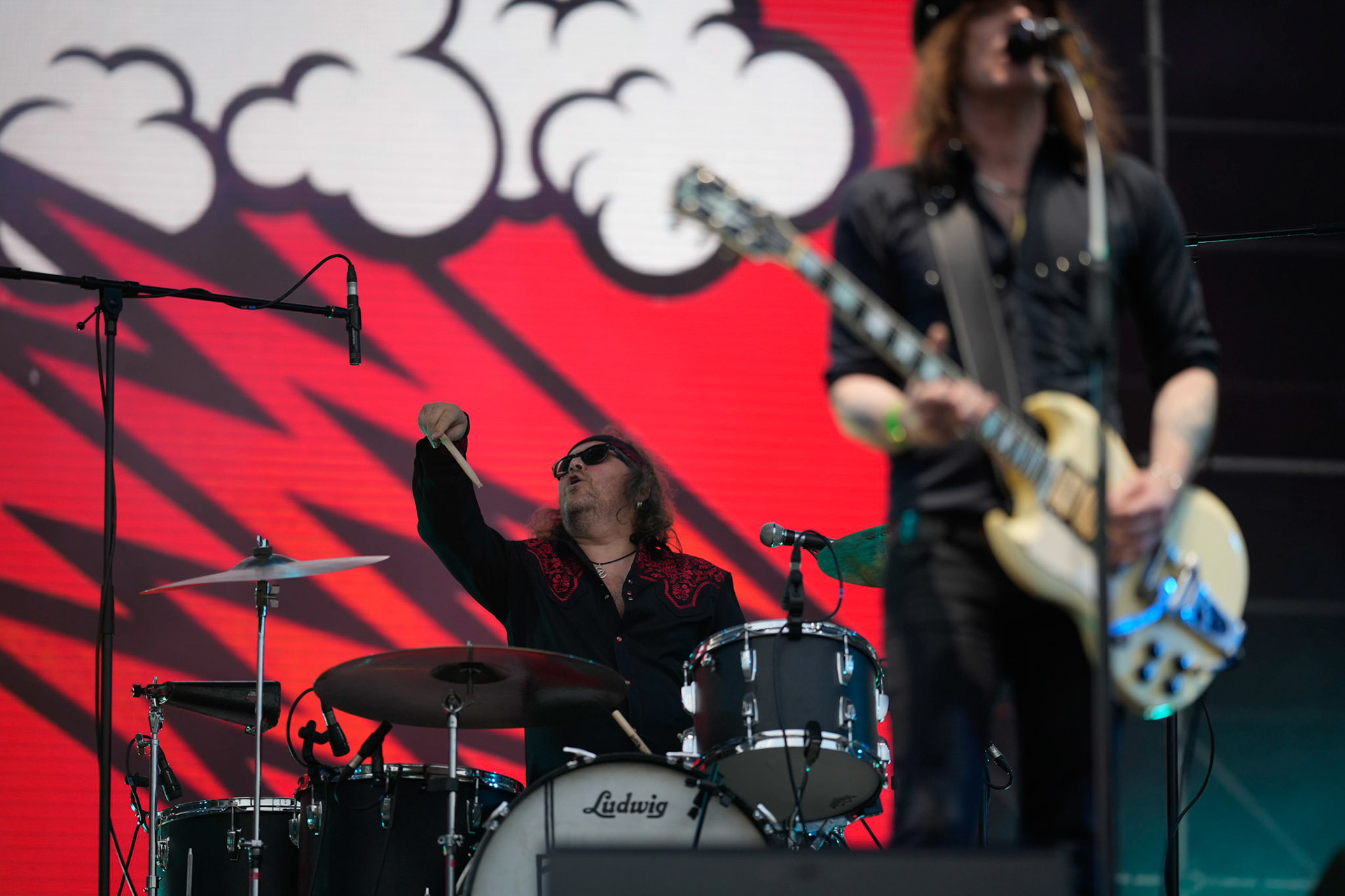 9.06.2023 The Hellacopters dzien drugi festiwaluMystic Festival 2023, Stocznia Gdanska fot. Andrzej Wasilkiewicz/Reporter