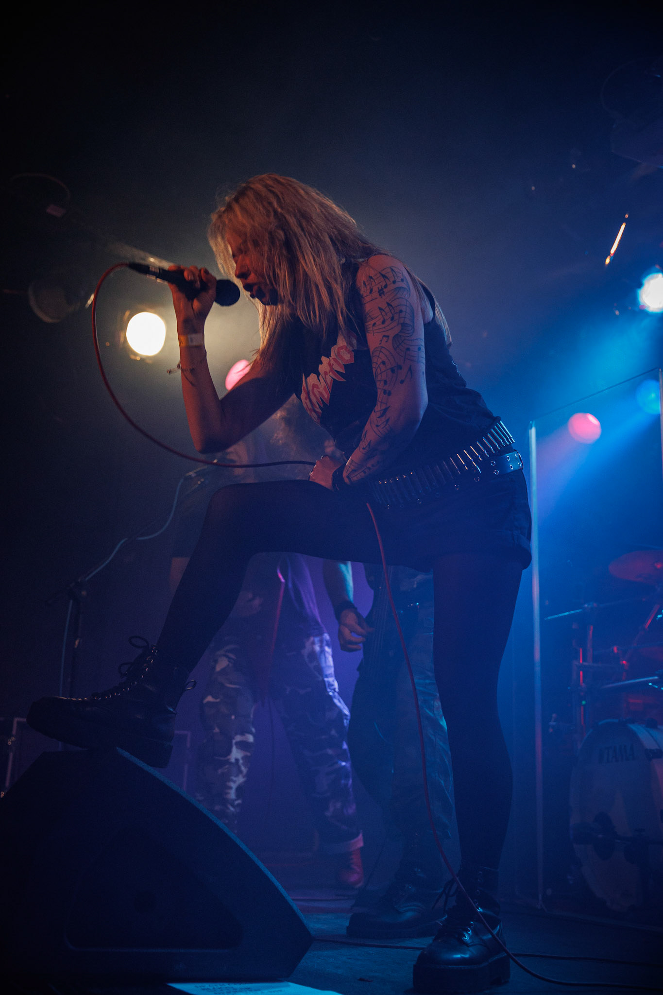 War-Saw - thrashmetal.Koncert Czwarta Fala MMXXII klub VooDoo Warszawa.n/z Marek Agnostic Molenda - gitara,n/z Tomek Zyclon Weglewski - bas,n/z Pawel Abaddon Rekowski - gitara,n/z Sylwia Papierska - wokal,n/z Pawel Pawulon Jaroszewicz - drums,Fot. Andrzej Wasilkiewicz/kaziq.com