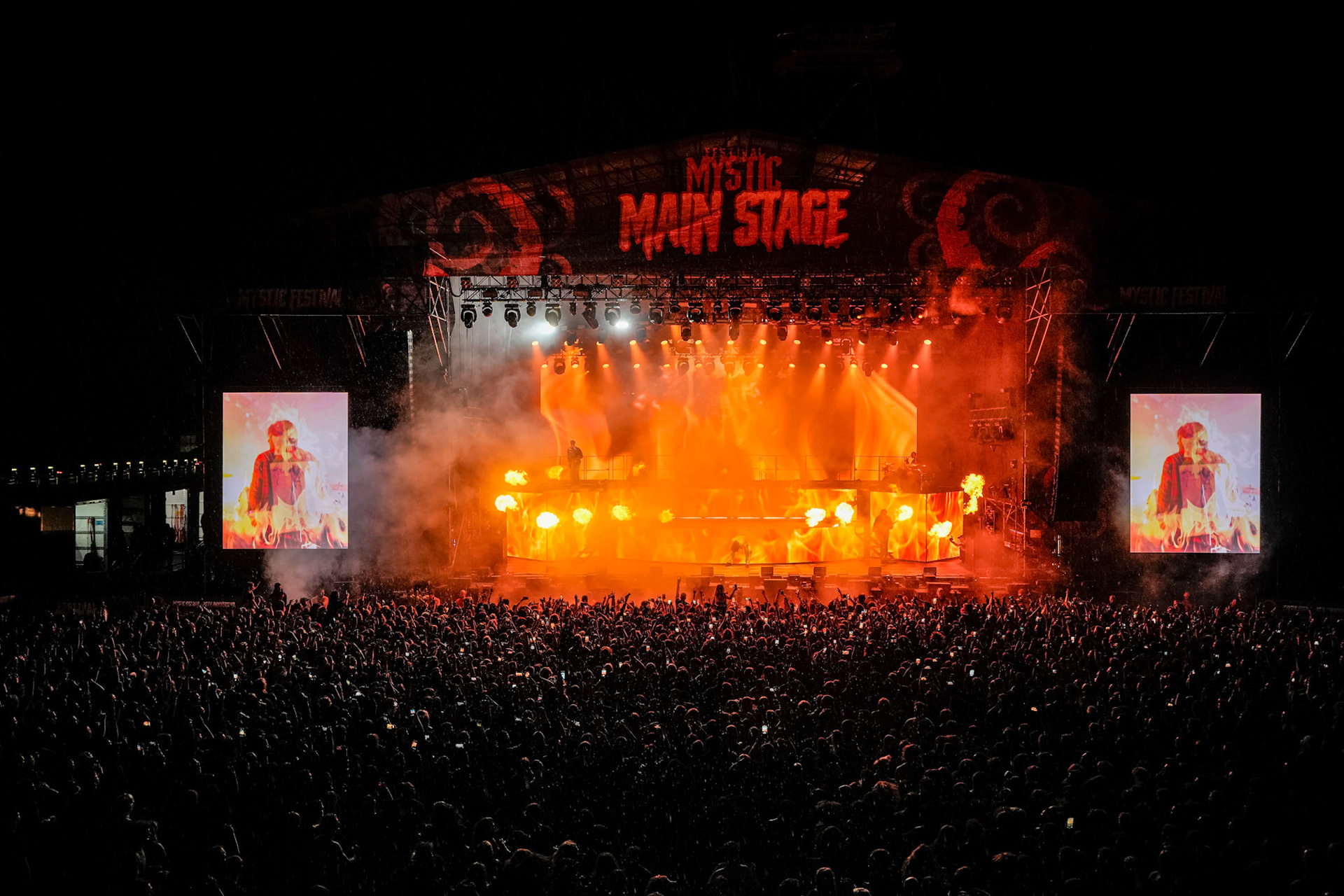 8.06.2024 BRING ME THE HORIZON - Mystic Festival 2024 Gdansk. Dzień trzeci. fot. Andrzej Wasilkiewicz/Reporter