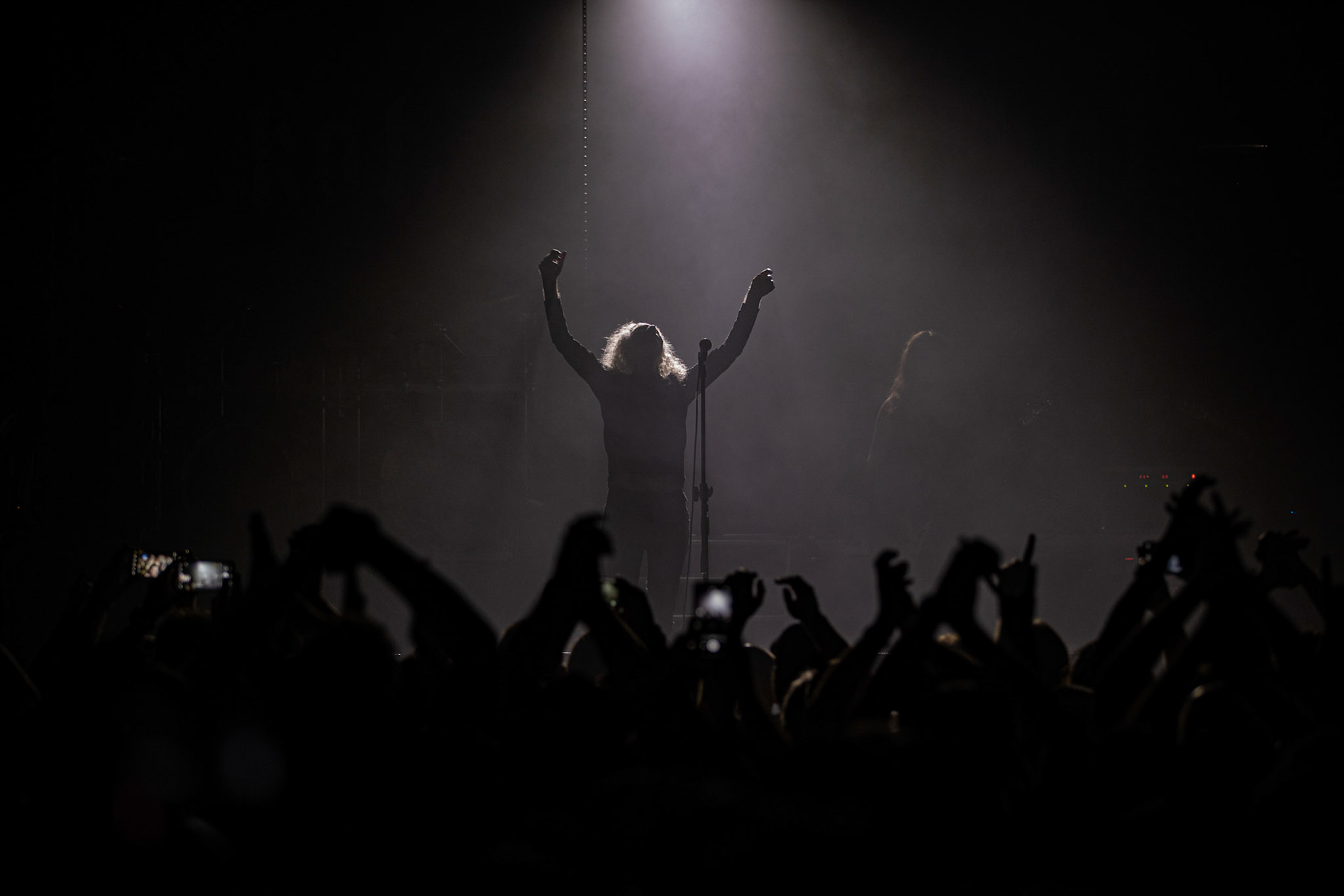 12.09.2021 - KAT i Roman Kostrzewski - koncert "Do zobaczenia w piekle" Wroclaw, Centrum Koncertowe A2.  Roman Kostrzewski – wokal, fot. Andrzej kaziq Wasilkiewicz