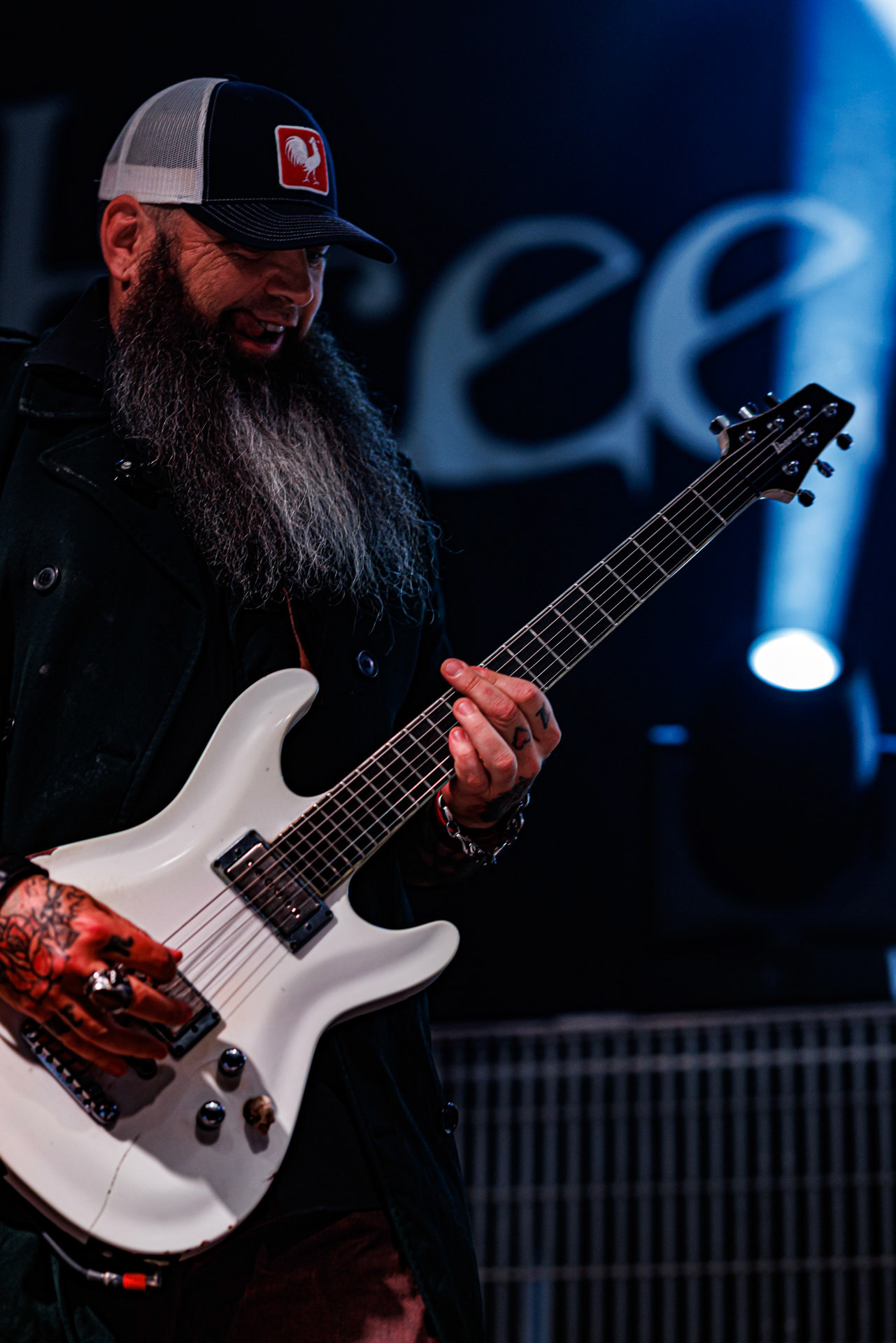 7.10.2022 Warszawski koncert Three Days Grace w klubie Progresja.Kanadyjczycy promuja nowy album EXPLOSIONS.n/z Barry Stock – gitara, n/z Brad Walst – gitara basowa, n/z Neil Sanderson – perkusja, instrumenty klawiszowe, n/z Matt Walst – wokal,Produkcja Knock Out Productions, Fot. Andrzej Wasilkiewicz/Reporter