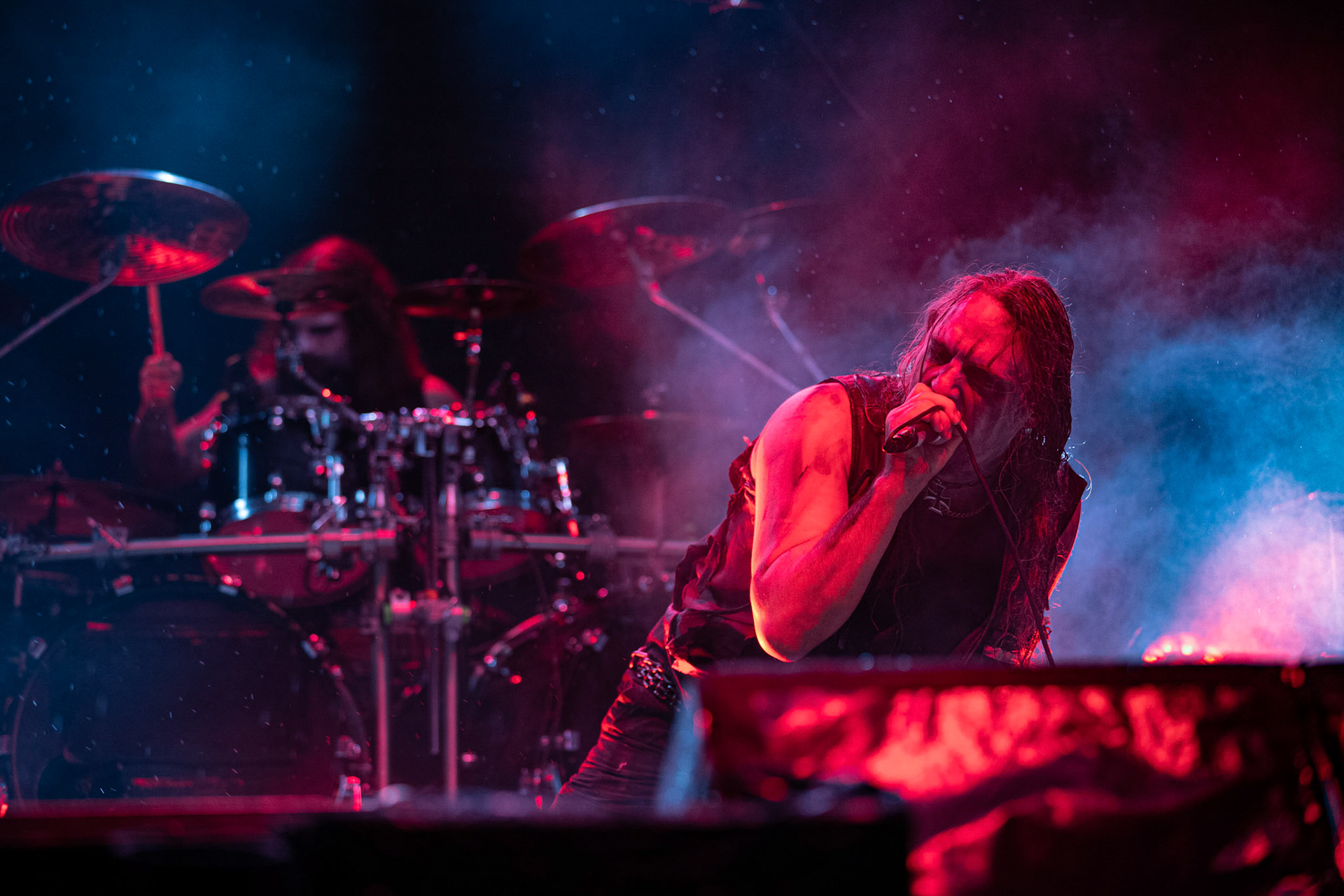 Marduk, koncert w ramach Blitzkrieg MMXX warszawska Progresja, black metal, Szwecja, Massive Music Rock The Nation America.fot. Andrzej kaziq Wasilkiewicz/Reporter